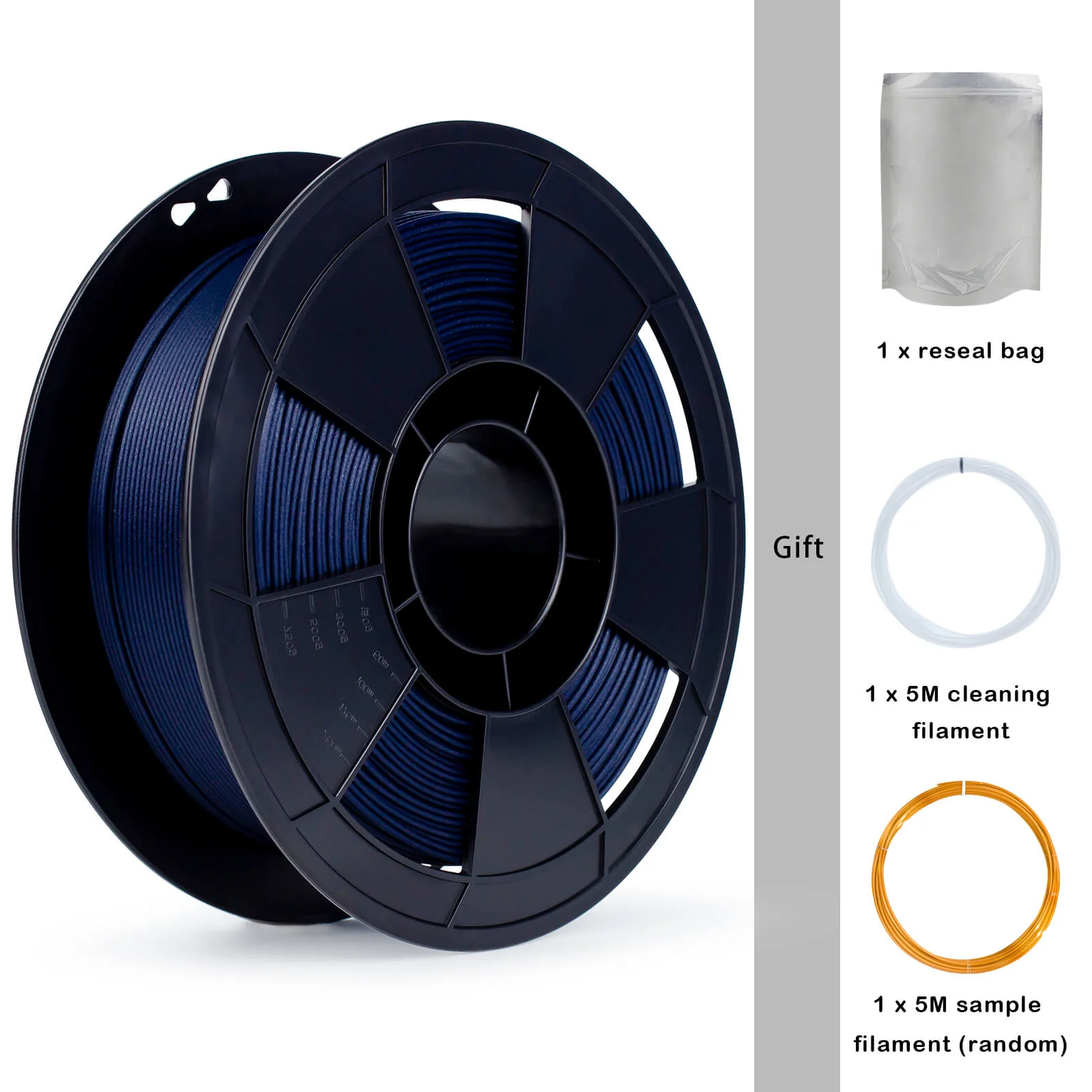 ZIRO Carbon Fiber PLA Filament 1.75mm, Navy Blue - Image 11