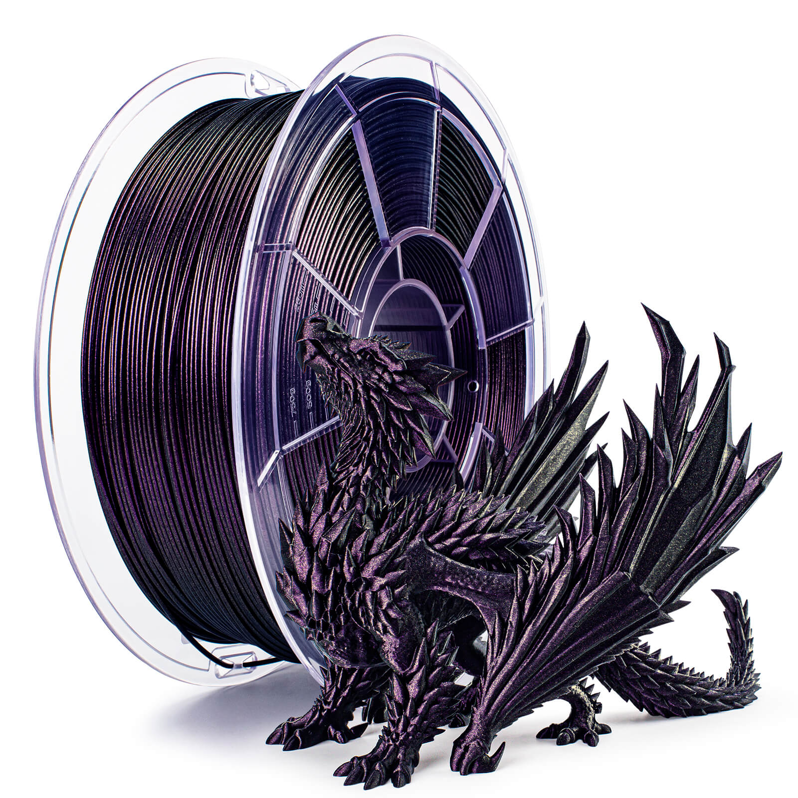 ZIRO Chameleon Series PLA Filament 1.75mm 1kg/2.2lb Spool , Forged Purple Luster - Image 3