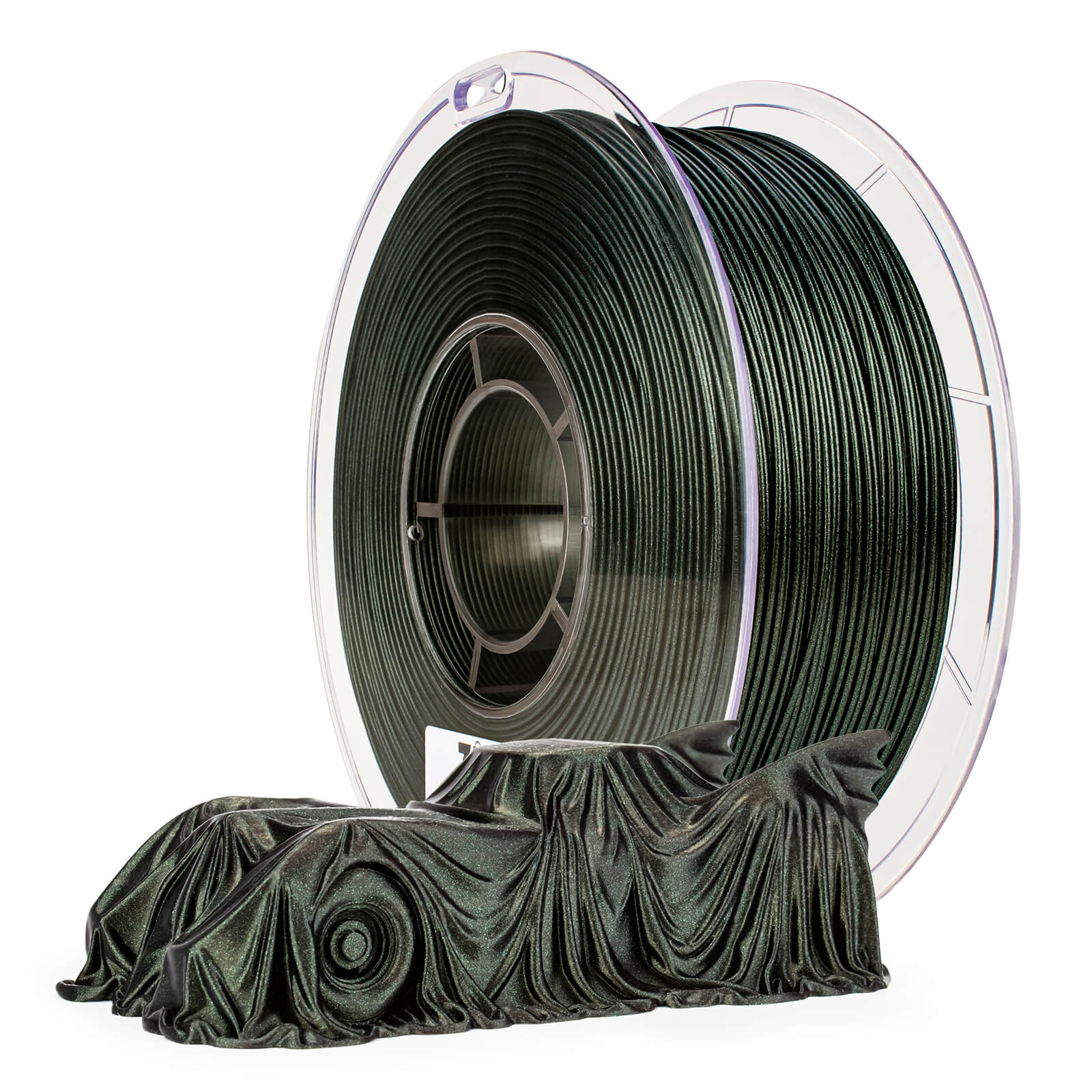 ZIRO Chameleon Series PLA Filament 1.75mm 1kg/2.2lb Spool , Moss Green Luster - Image 4