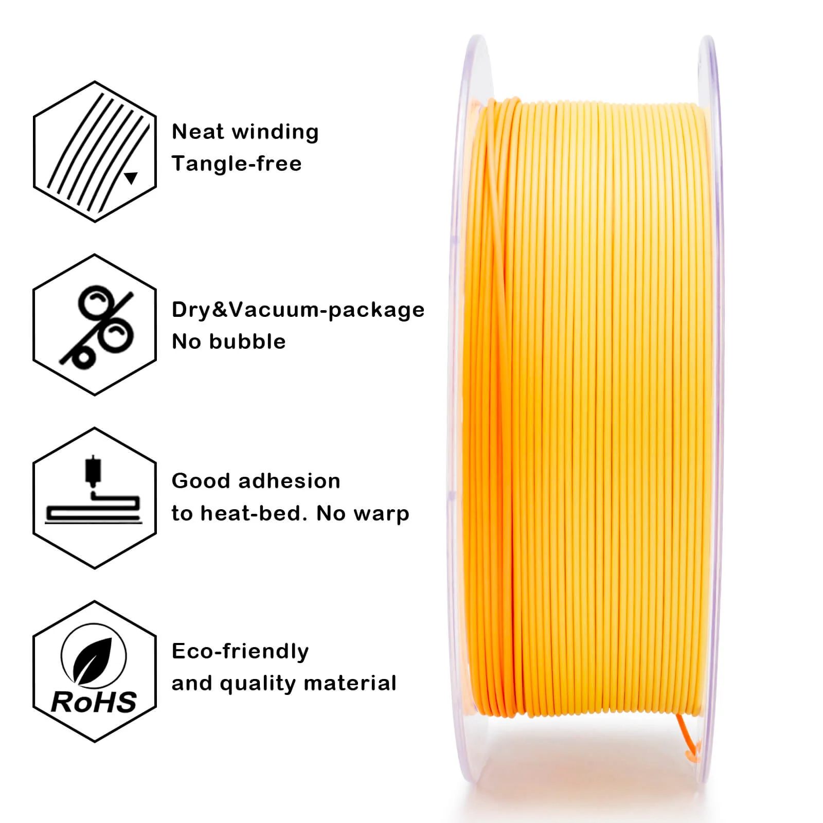 ZIRO Fast Gradient Matte PLA Filament 1.75mm, Falling Leaves - Image 15