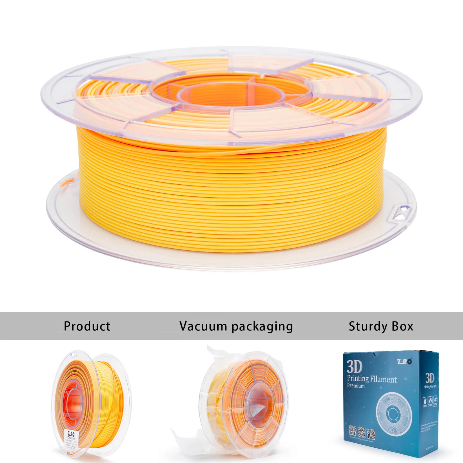 ZIRO Fast Gradient Matte PLA Filament 1.75mm, Falling Leaves - Image 16