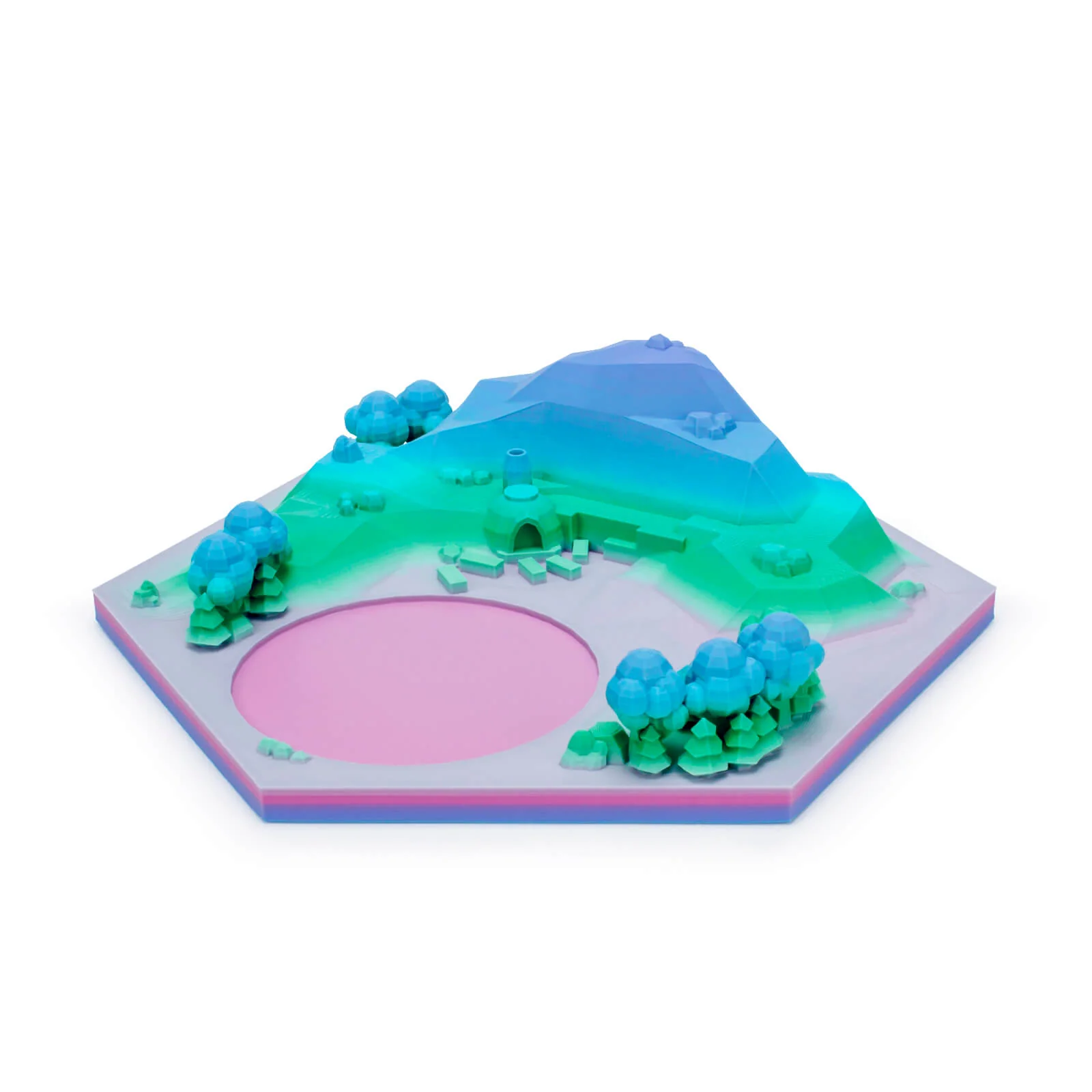 ZIRO Fast Gradient Matte PLA Filament 1.75mm, Northern Lights - Image 6