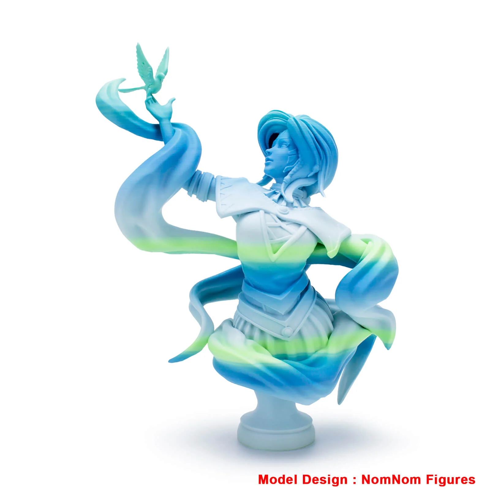 ZIRO Fast Gradient Matte PLA Filament 1.75mm, Ocean - Image 2