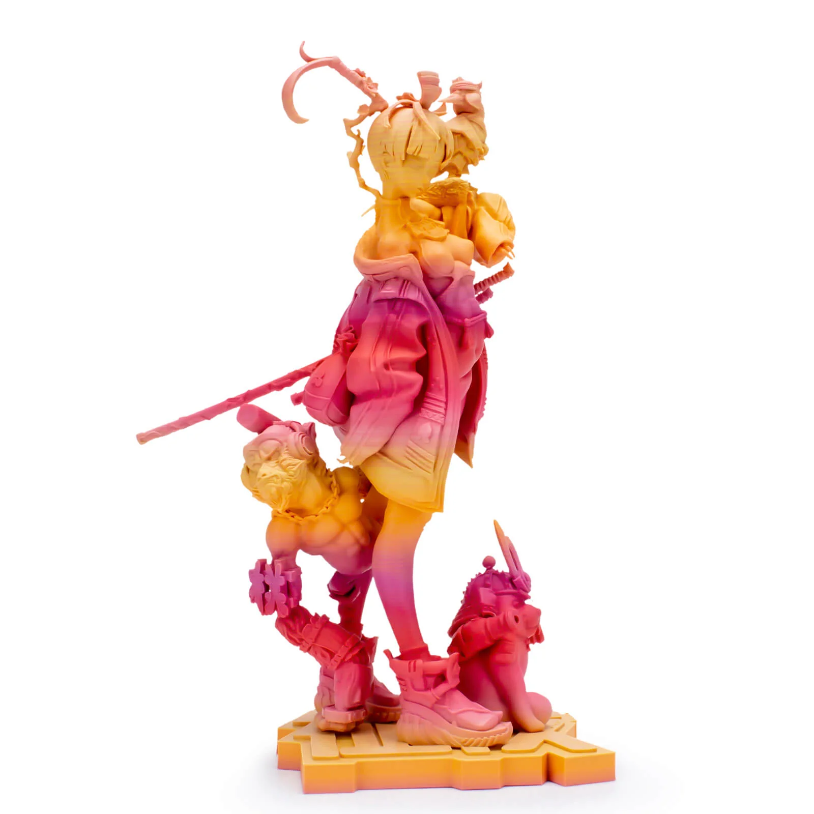 ZIRO Fast Gradient Matte PLA Filament 1.75mm, Peachy Sunrise - Image 3
