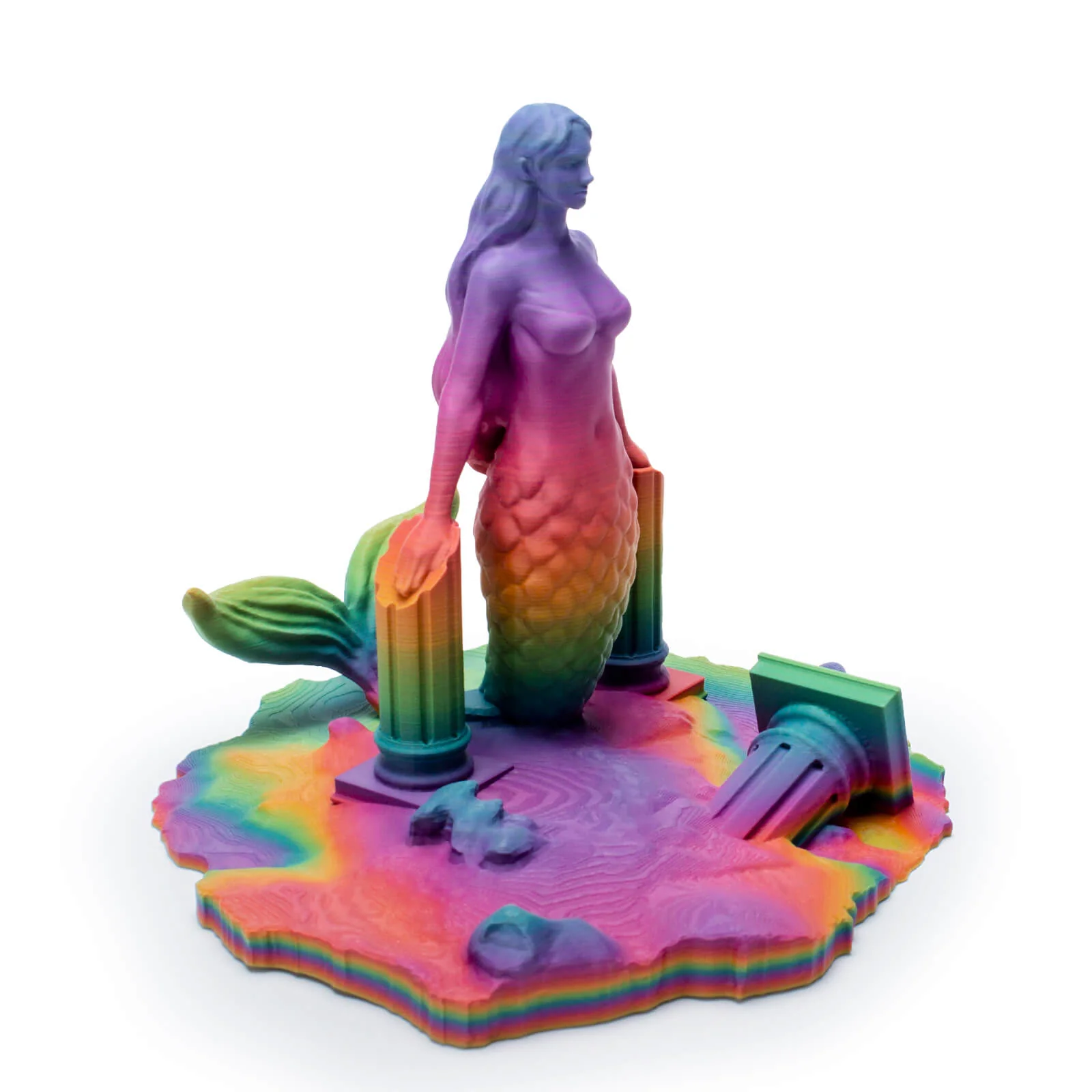 ZIRO Fast Gradient Matte PLA Filament 1.75mm, Rainbow Blaze - Image 3