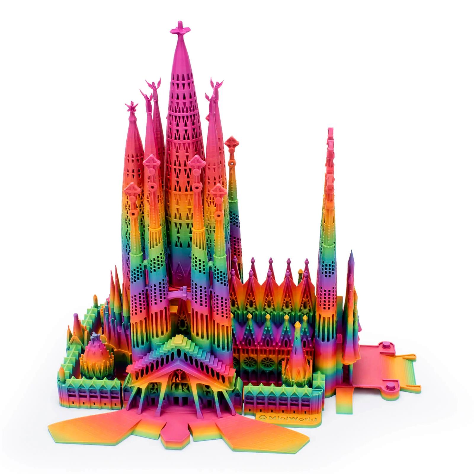ZIRO Fast Gradient Matte PLA Filament 1.75mm, Rainbow Blaze - Image 5