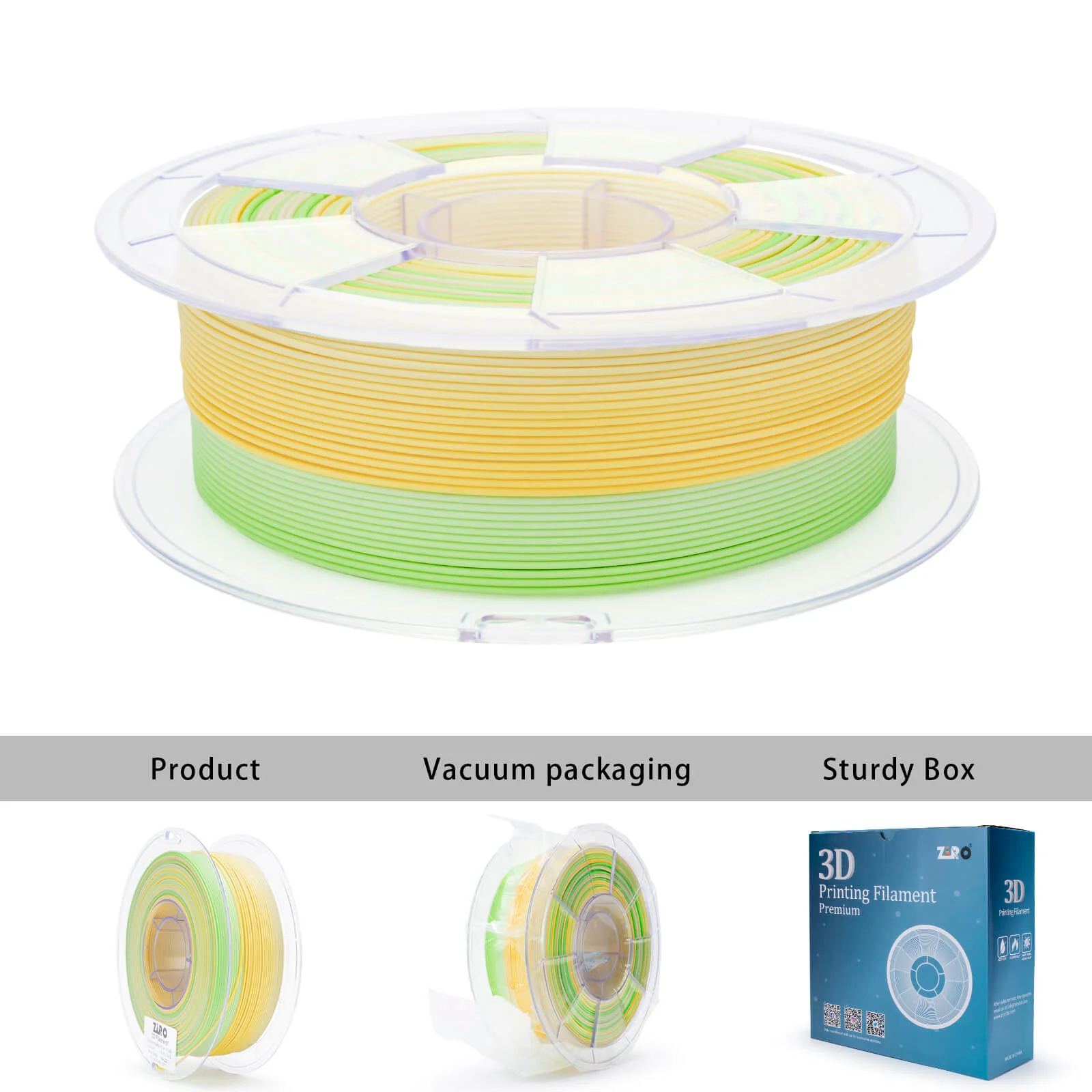 ZIRO Fast Gradient Matte PLA Filament 1.75mm, Sprout - Image 14