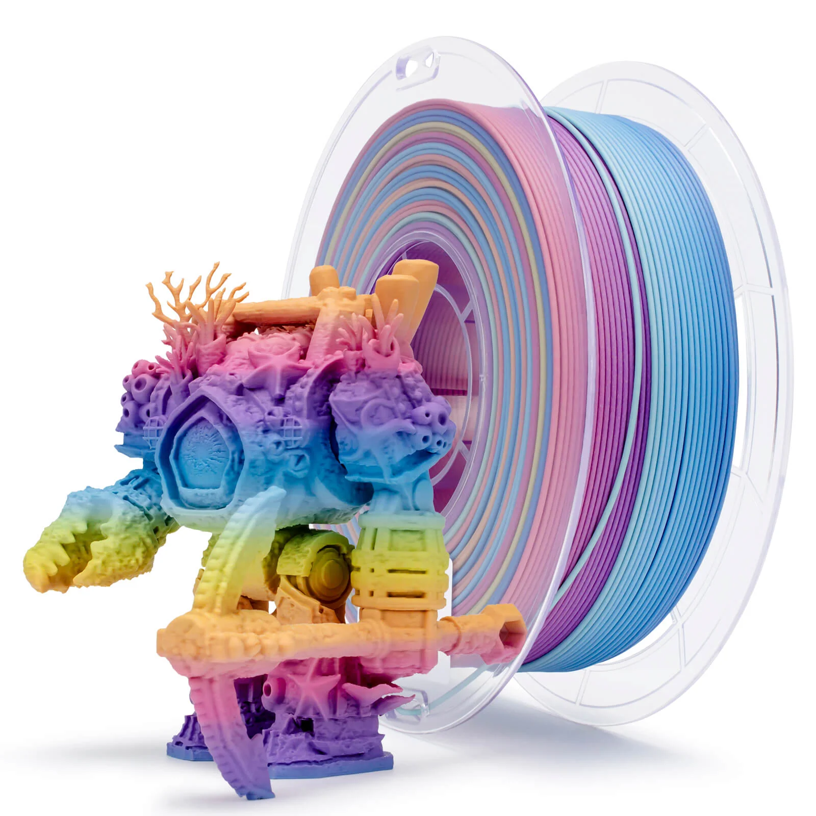 ZIRO Fast Gradient Matte PLA Filament 1.75mm, Vibrant Coral