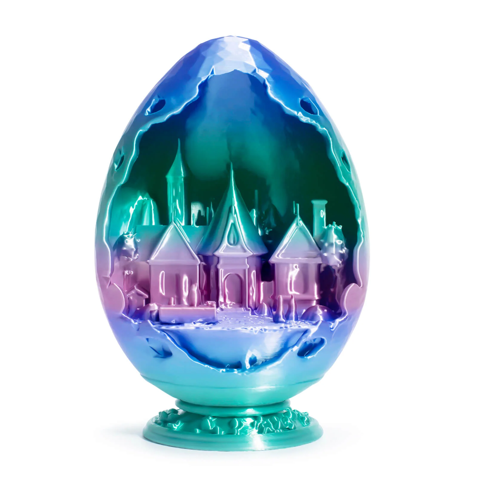 ZIRO Fast Gradient Silk PLA Filament 1.75mm, Aqua Sky - Image 4