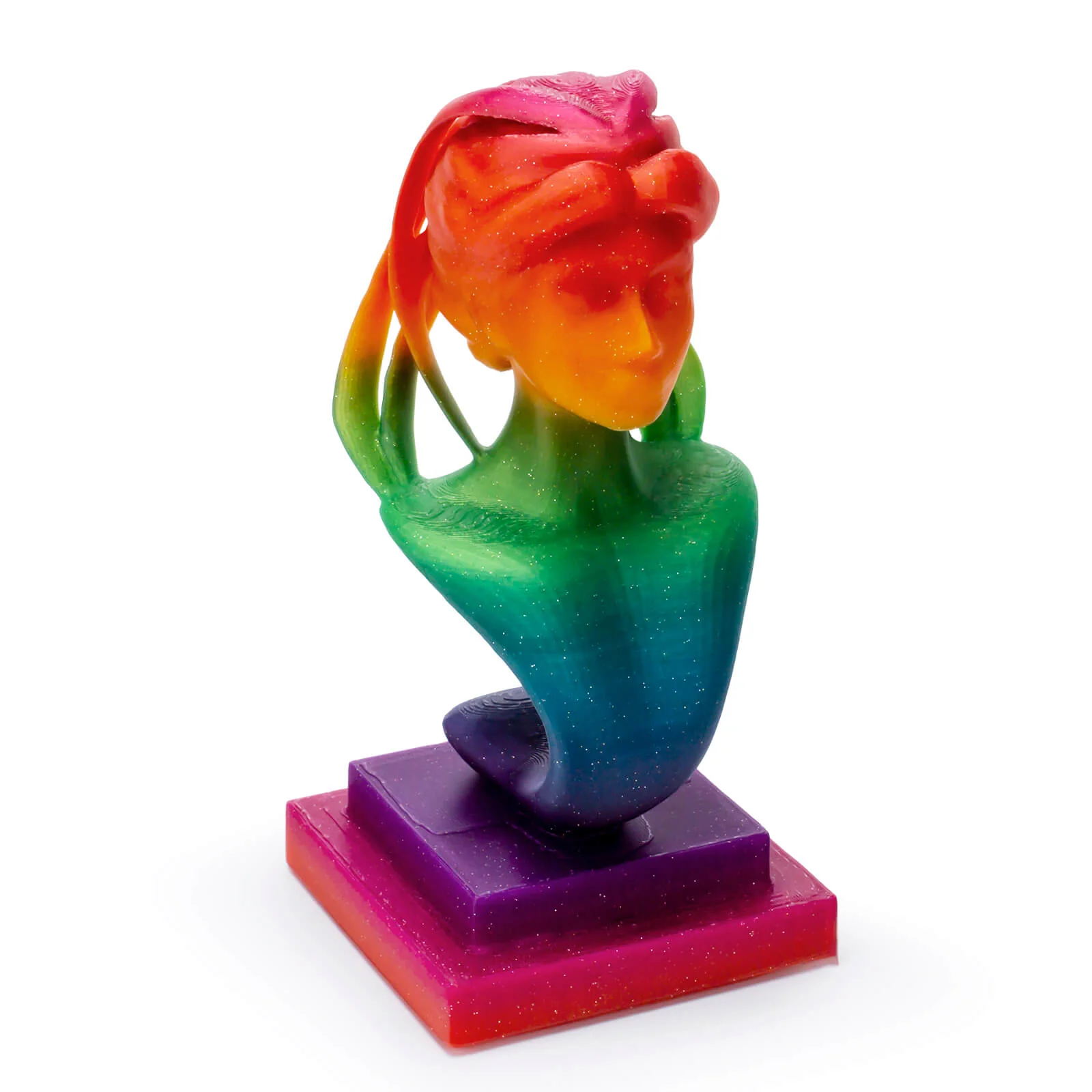 ZIRO Fast Gradient Twinkling Translucent PLA Filament 1.75mm, Chromatic Glitter - Image 5