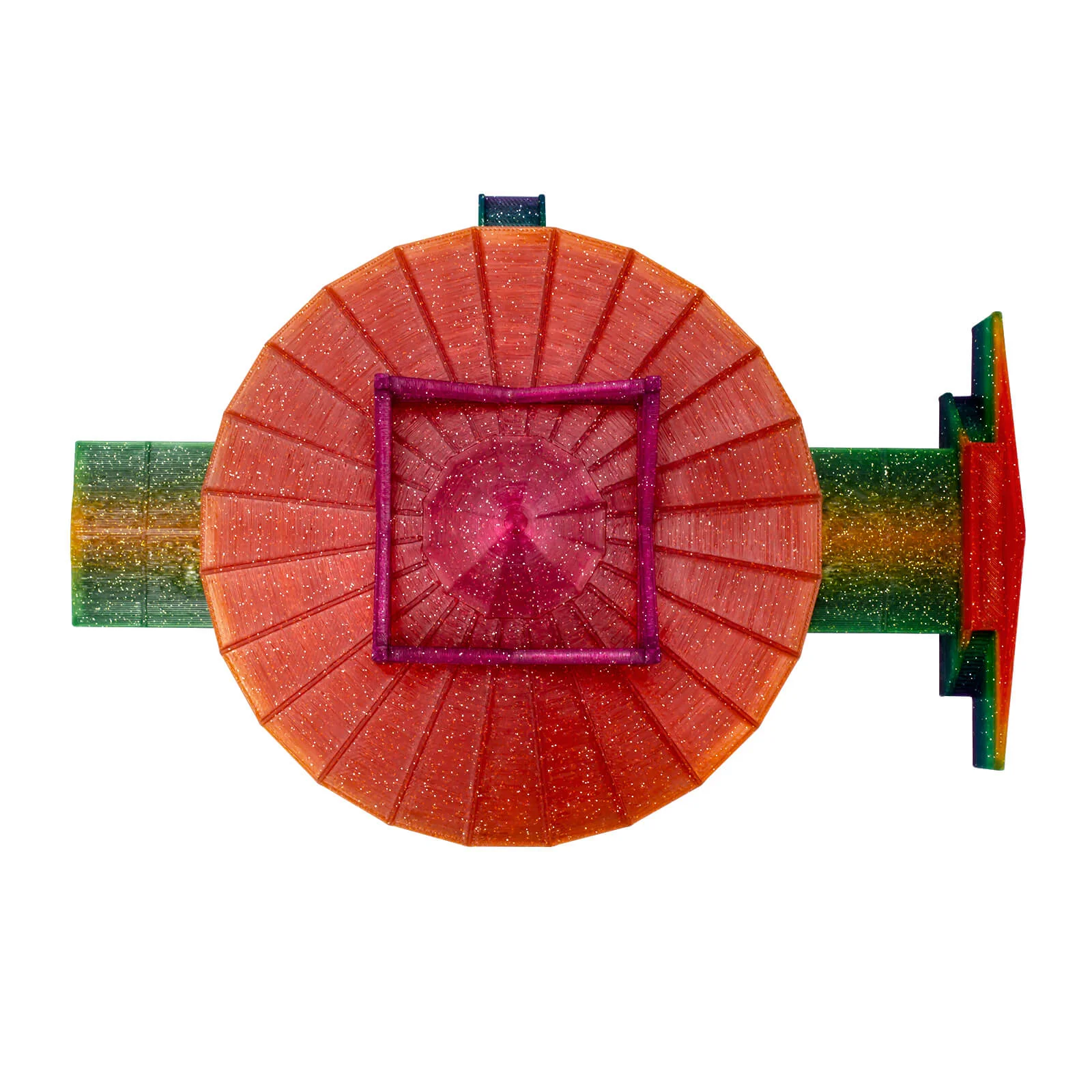 ZIRO Fast Gradient Twinkling Translucent PLA Filament 1.75mm, Chromatic Glitter - Image 7