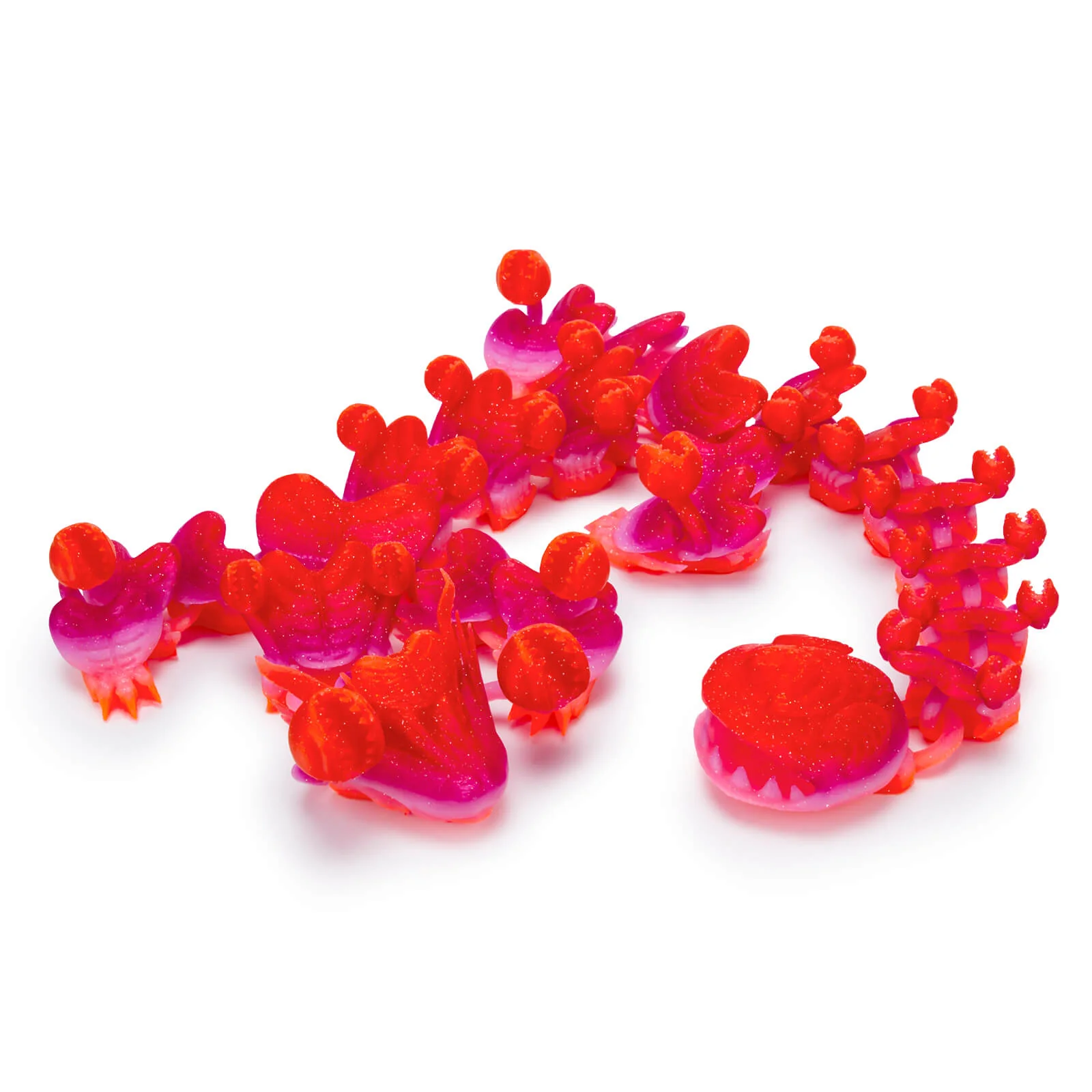 ZIRO Fast Gradient Twinkling Translucent PLA Filament 1.75mm, Flower Series-Rose - Image 7
