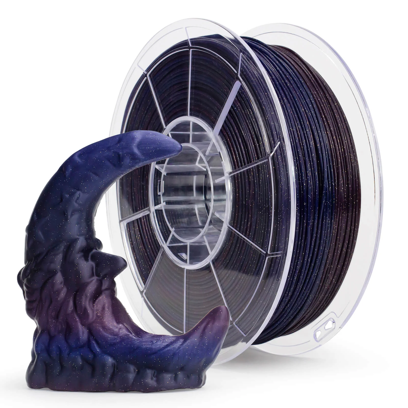 ZIRO Fast Gradient Twinkling Translucent PLA Filament 1.75mm, Starry Sky - Image 7