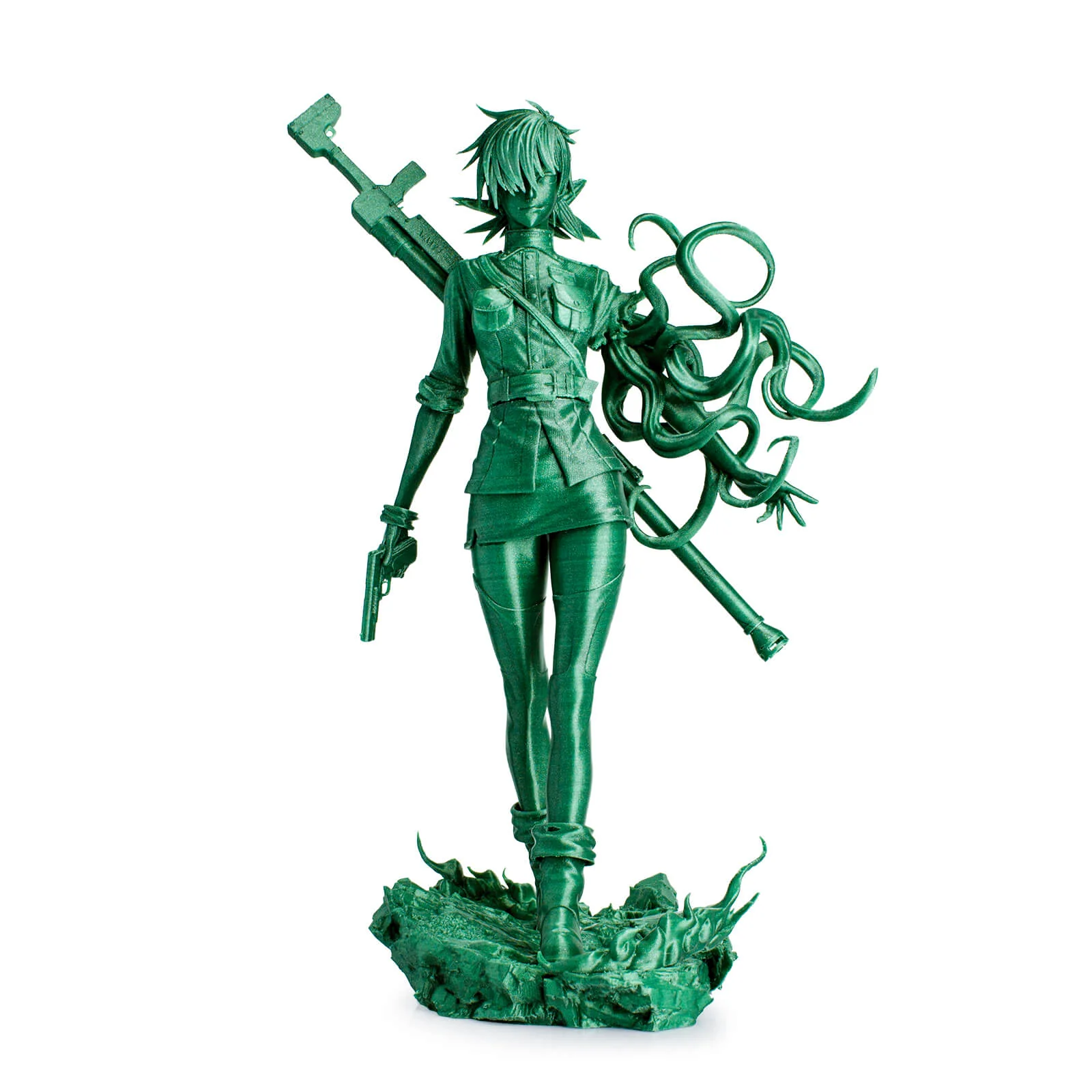 ZIRO Glitter Diamond PLA Filament 1.75mm, Green - Image 3