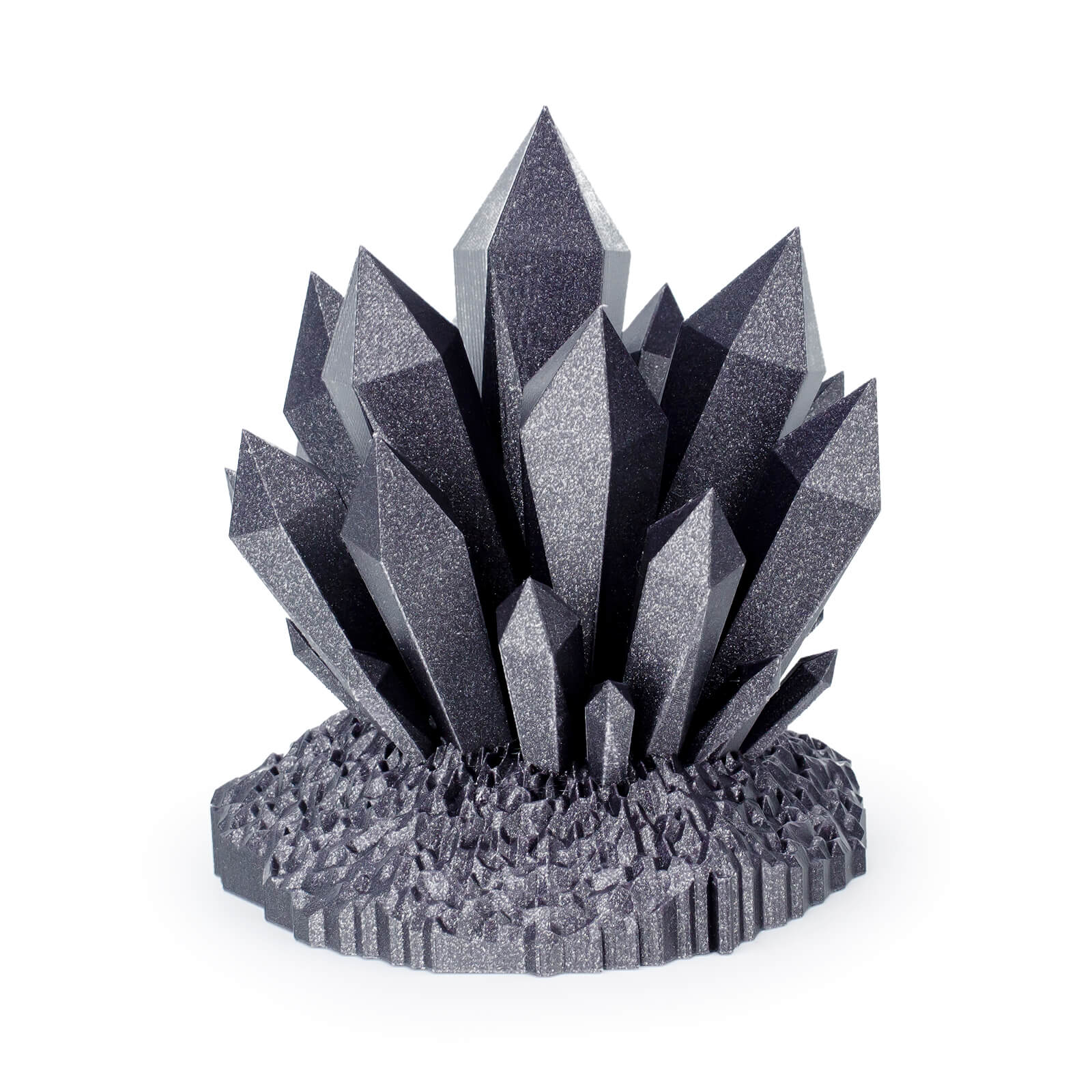 ZIRO Glitter Diamond PLA Filament 1.75mm, Silver Gray - Image 3
