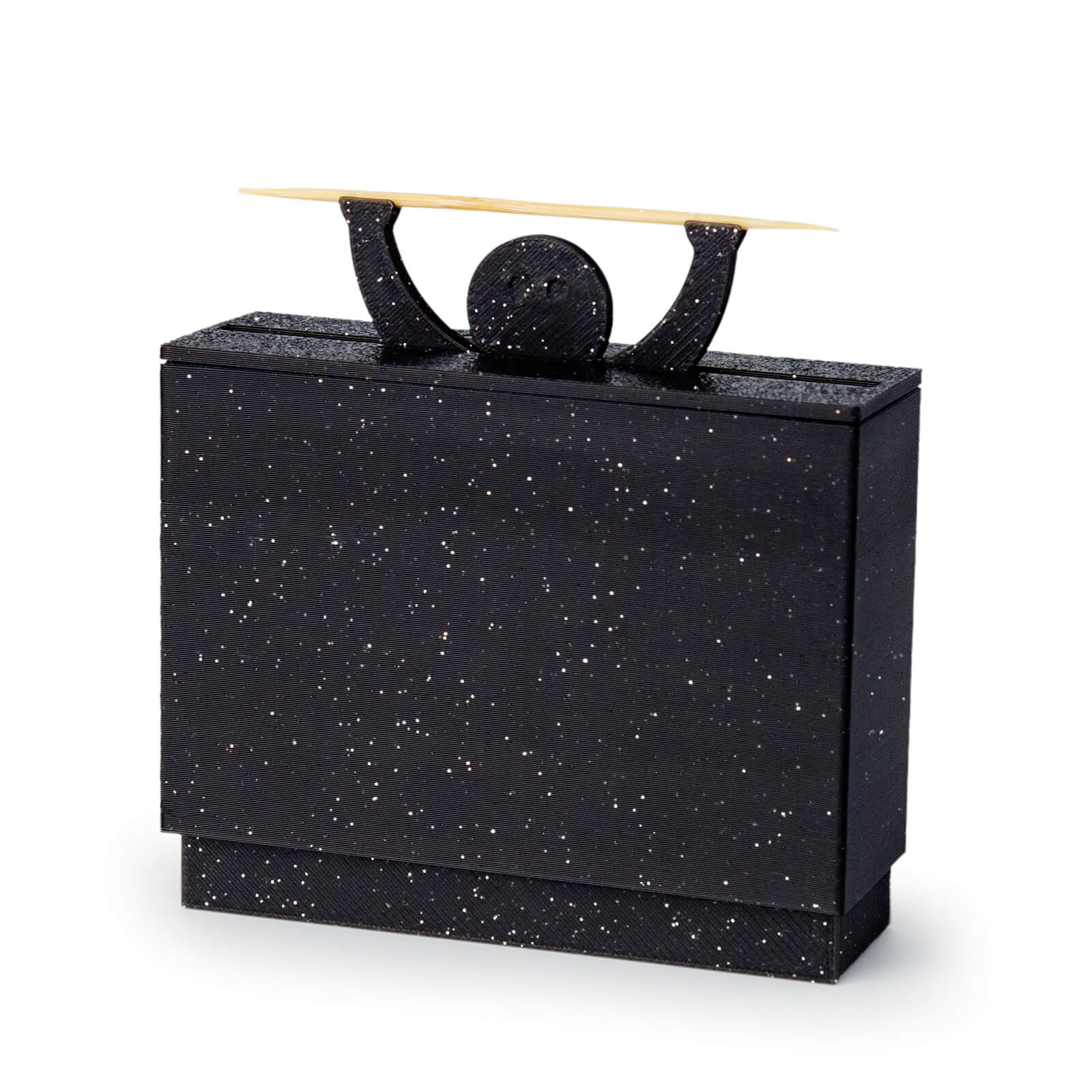 ZIRO Glitter Twinkling PLA Filament 1.75mm, Black - Image 4