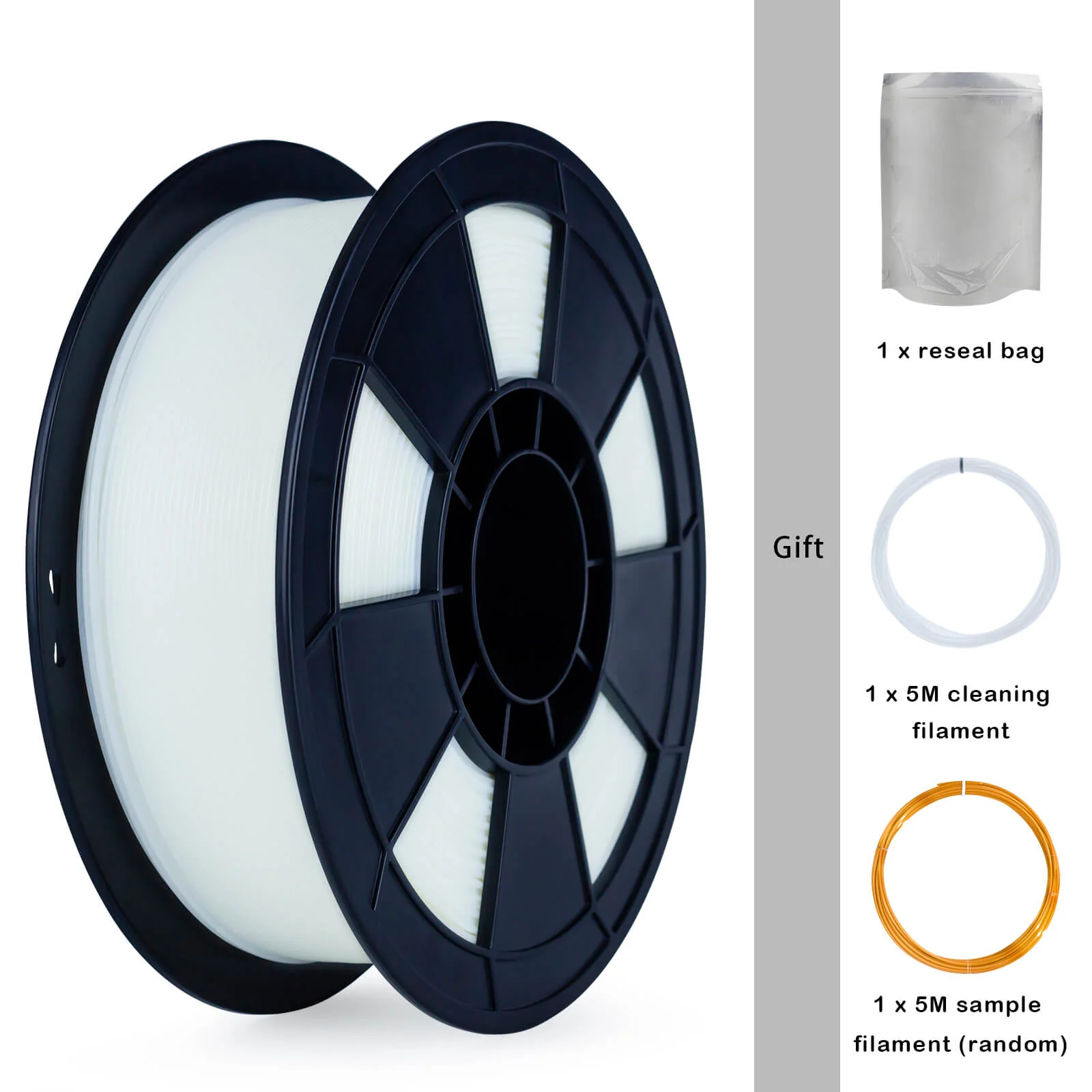 ZIRO Glow in Dark PLA Filament 1.75mm, GID Blue - Image 13