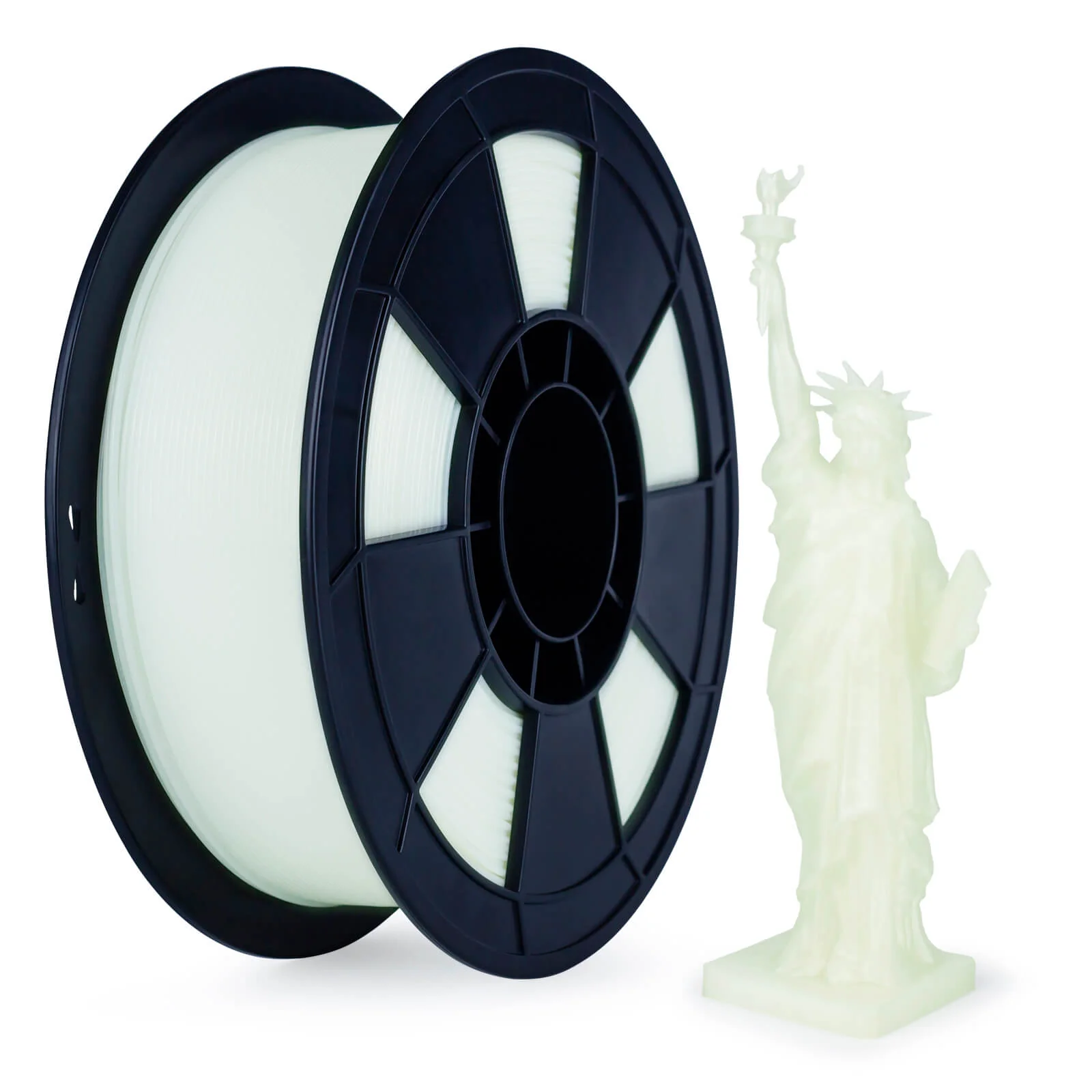 ZIRO Glow in Dark PLA Filament 1.75mm, GID Green - Image 4