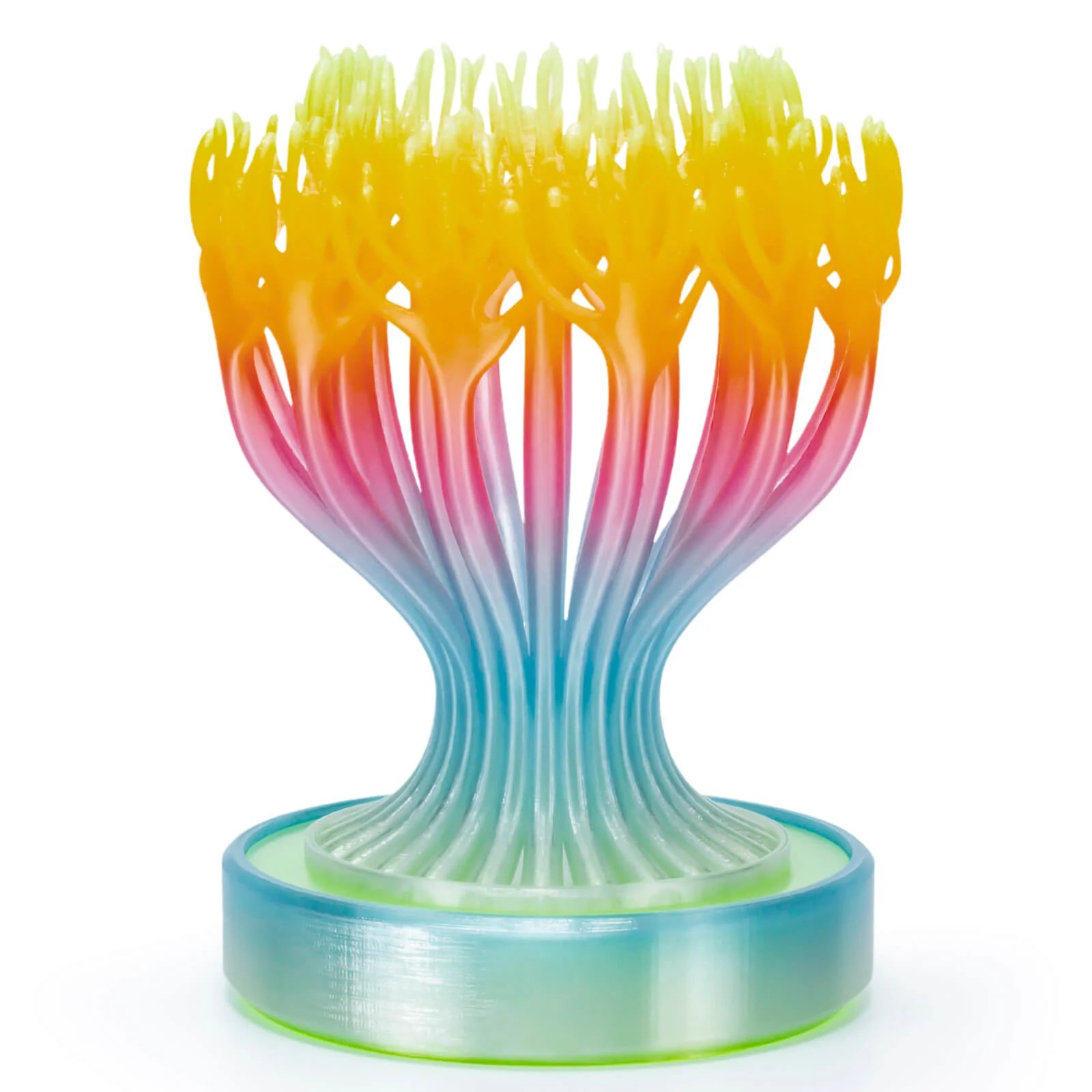 ZIRO Gradient Translucent PLA Cristal Series Filament 1.75mm, Crystal Sunshine - Image 4