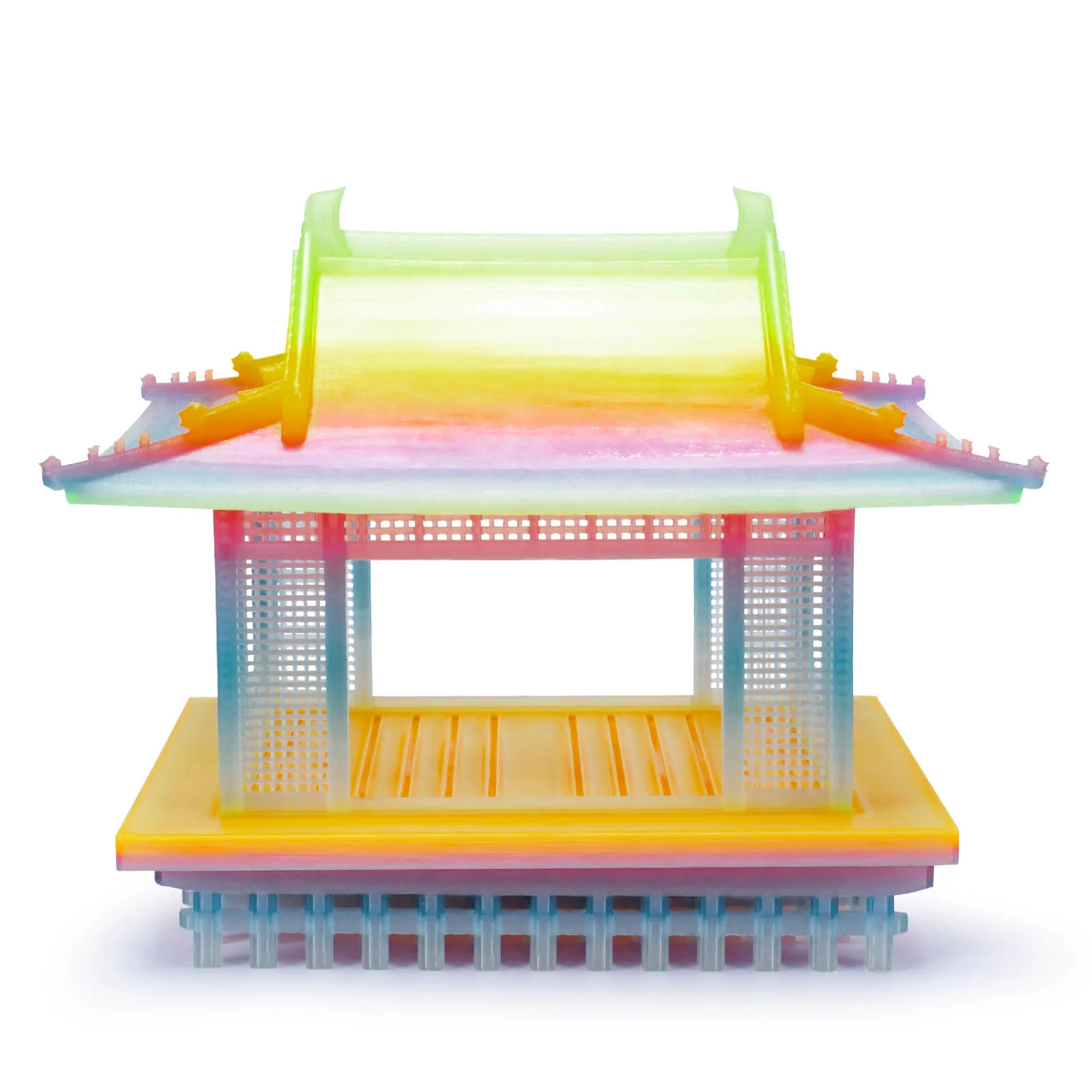 ZIRO Gradient Translucent PLA Cristal Series Filament 1.75mm, Crystal Sunshine - Image 5