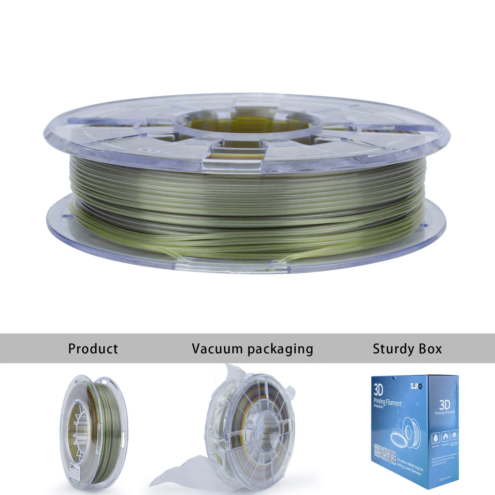 ZIRO Gradient Translucent PLA Season Series Filament 1.75mm, Autumn - Image 11