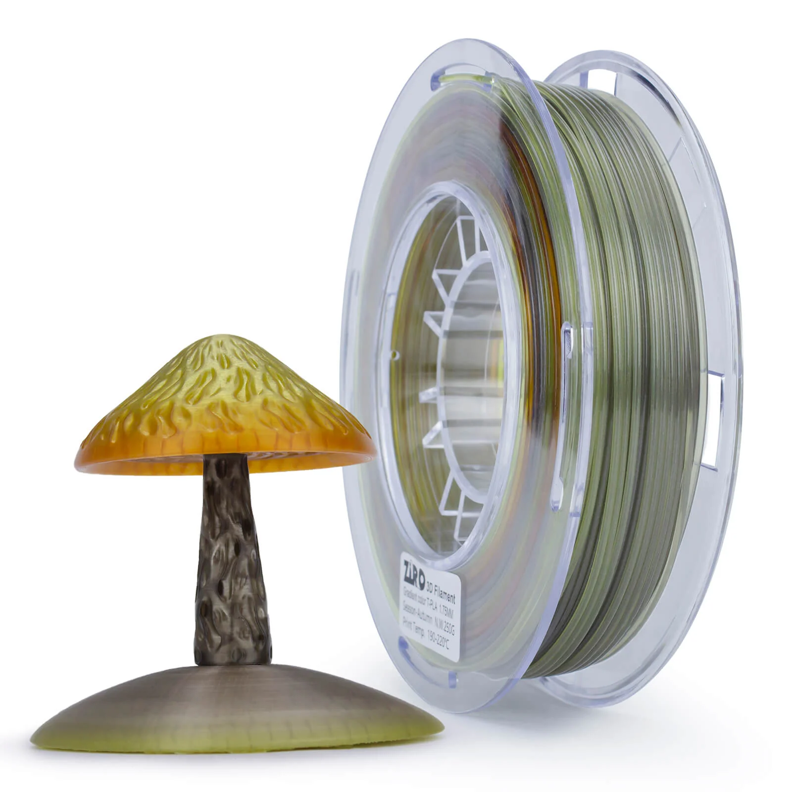 ZIRO Gradient Translucent PLA Season Series Filament 1.75mm, Autumn - Image 3