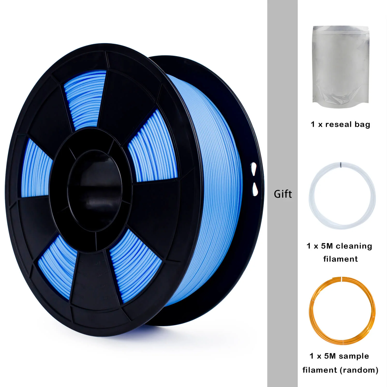 ZIRO High Speed PLA Filament 1.75mm, Cyan - Image 6