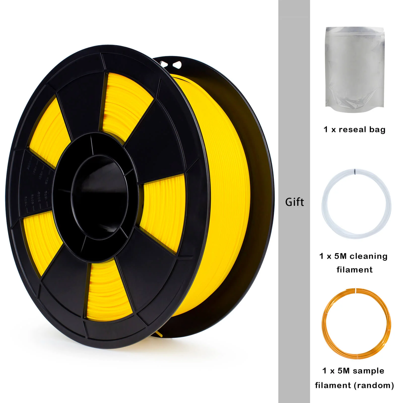 ZIRO High Speed PLA Filament 1.75mm, Yellow - Image 7