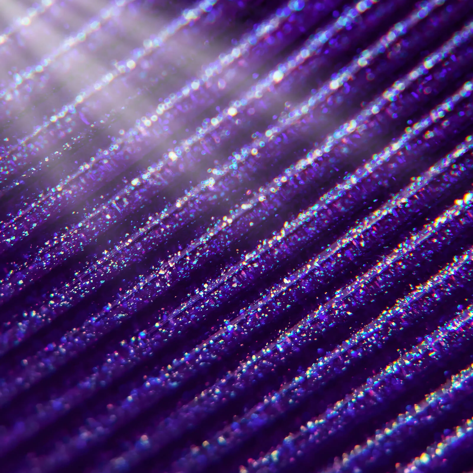 ZIRO Iridescent Series PLA Twinkle Effect Filament 1.75mm 1kg/2.2lb Spool , Electric Purple - Image 4