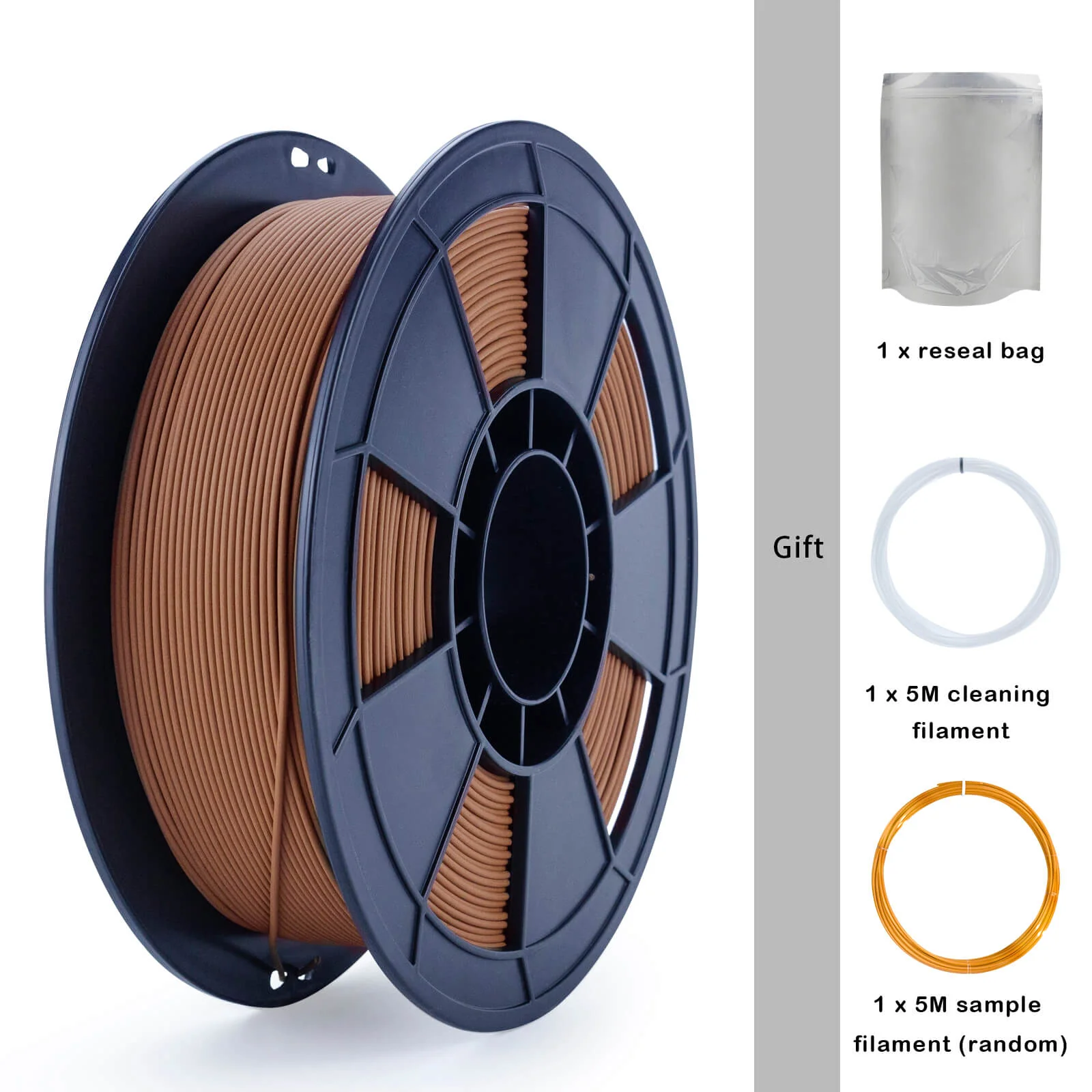 ZIRO Matte PLA Filament 1.75mm, Chocolate - Image 9