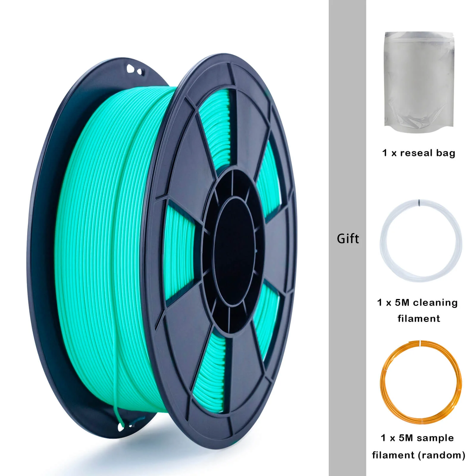 ZIRO Matte PLA Filament 1.75mm, Cyan - Image 11