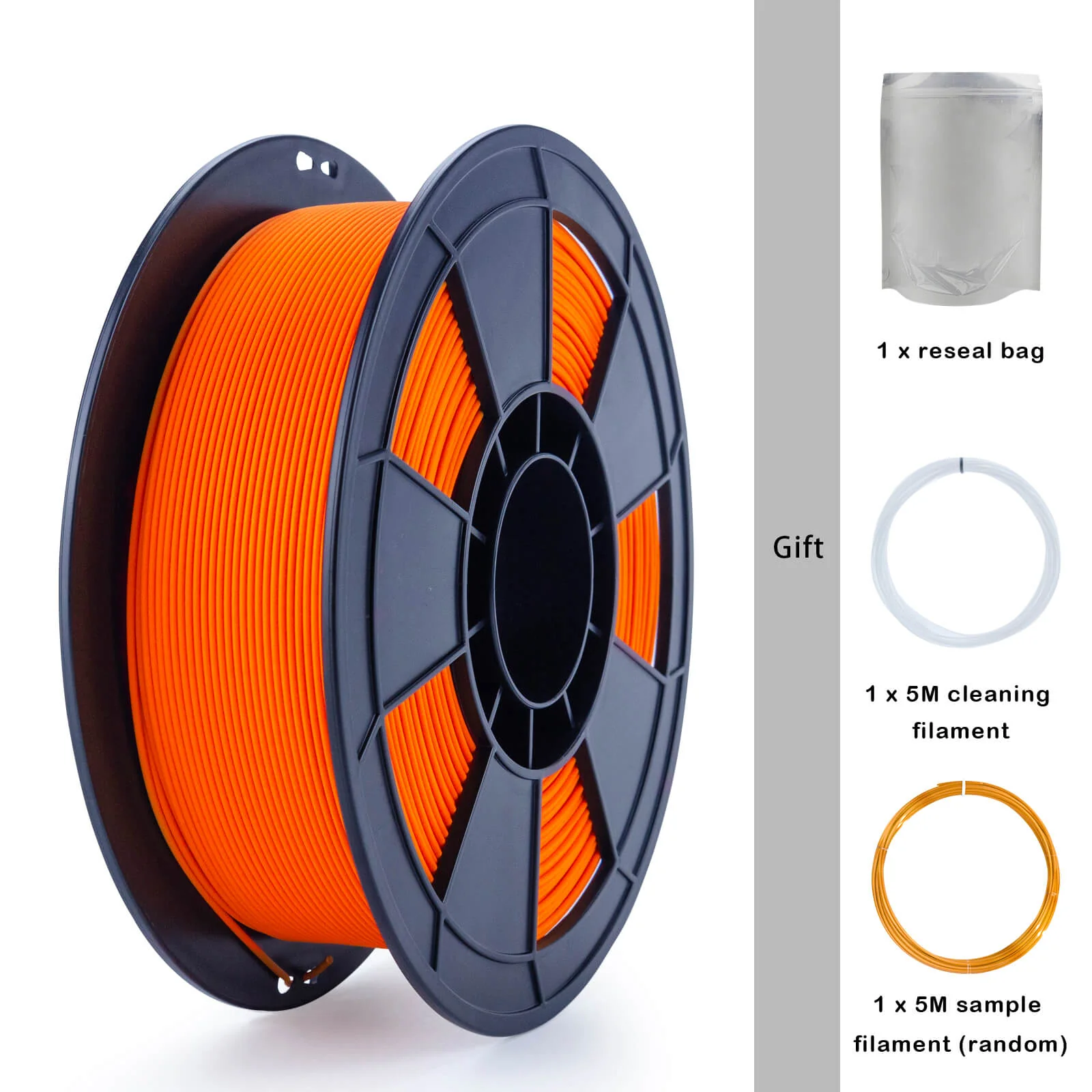 ZIRO Matte PLA Filament 1.75mm, Orange - Image 6