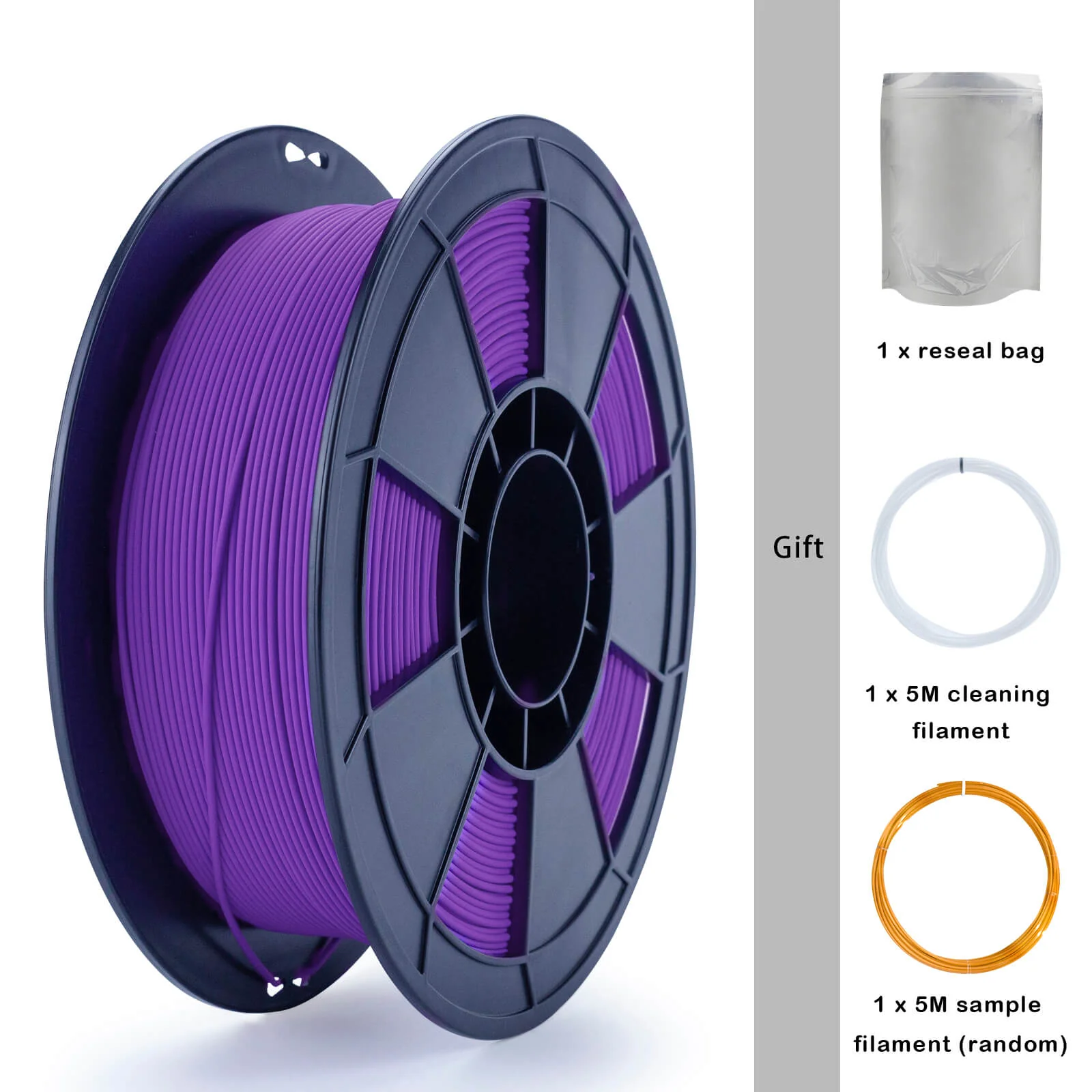 ZIRO Matte PLA Filament 1.75mm, Purple - Image 5