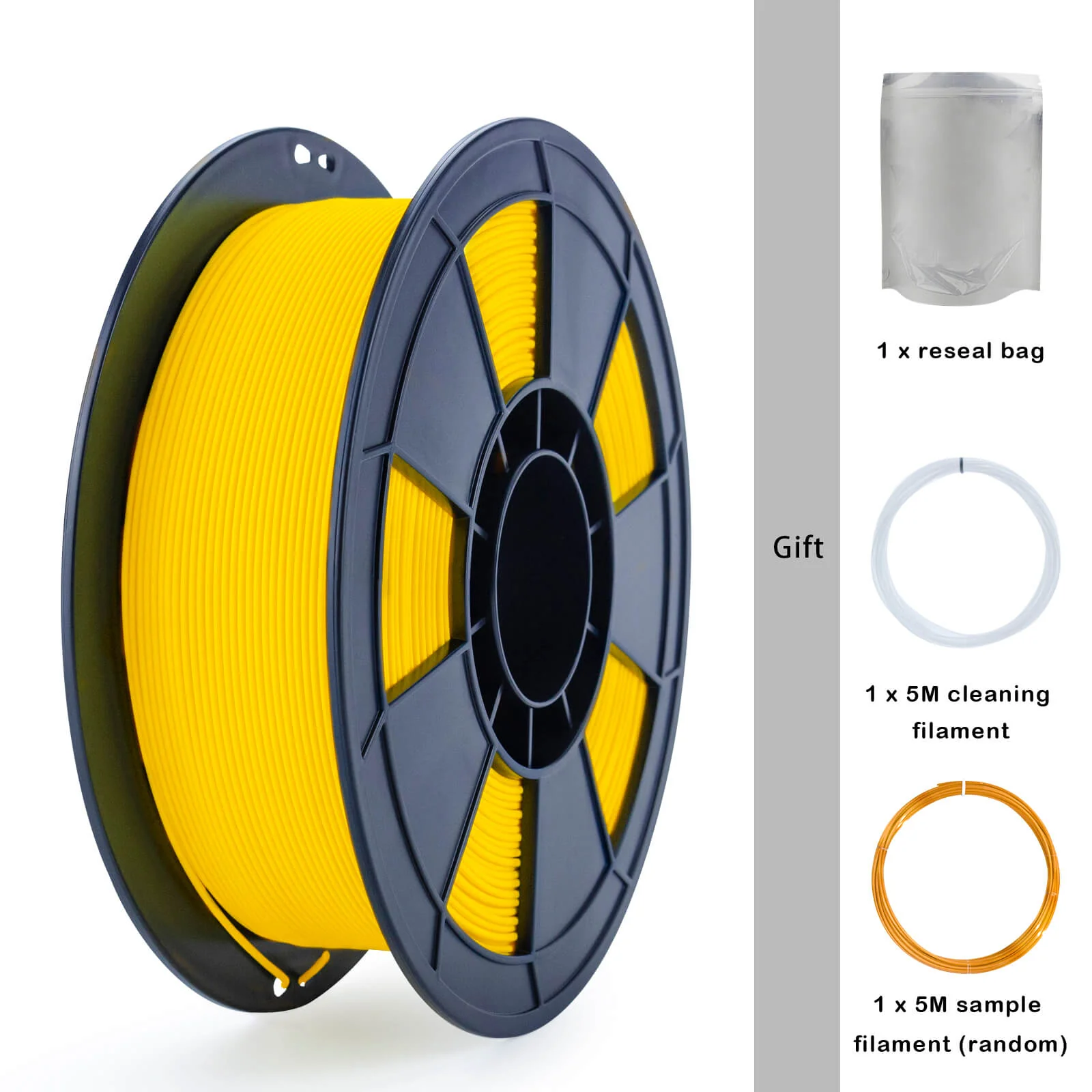 ZIRO Matte PLA Filament 1.75mm, Yellow - Image 7