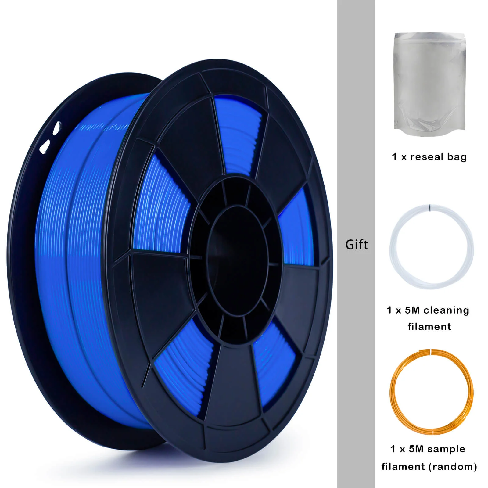 ZIRO PLA PRO Basic Color Series Filament 1.75mm, Blue - Image 6