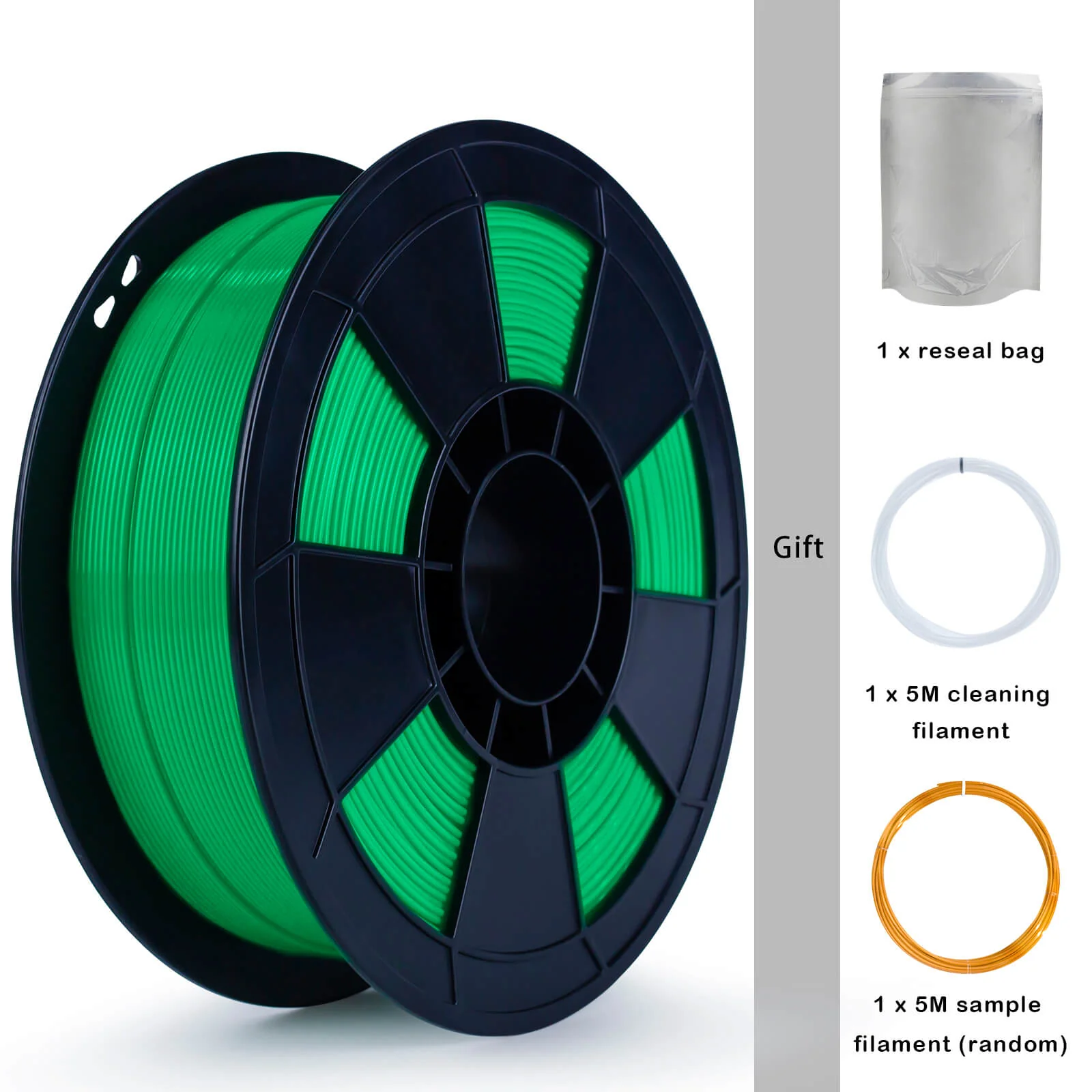 ZIRO PLA PRO Basic Color Series Filament 1.75mm, Green - Image 6