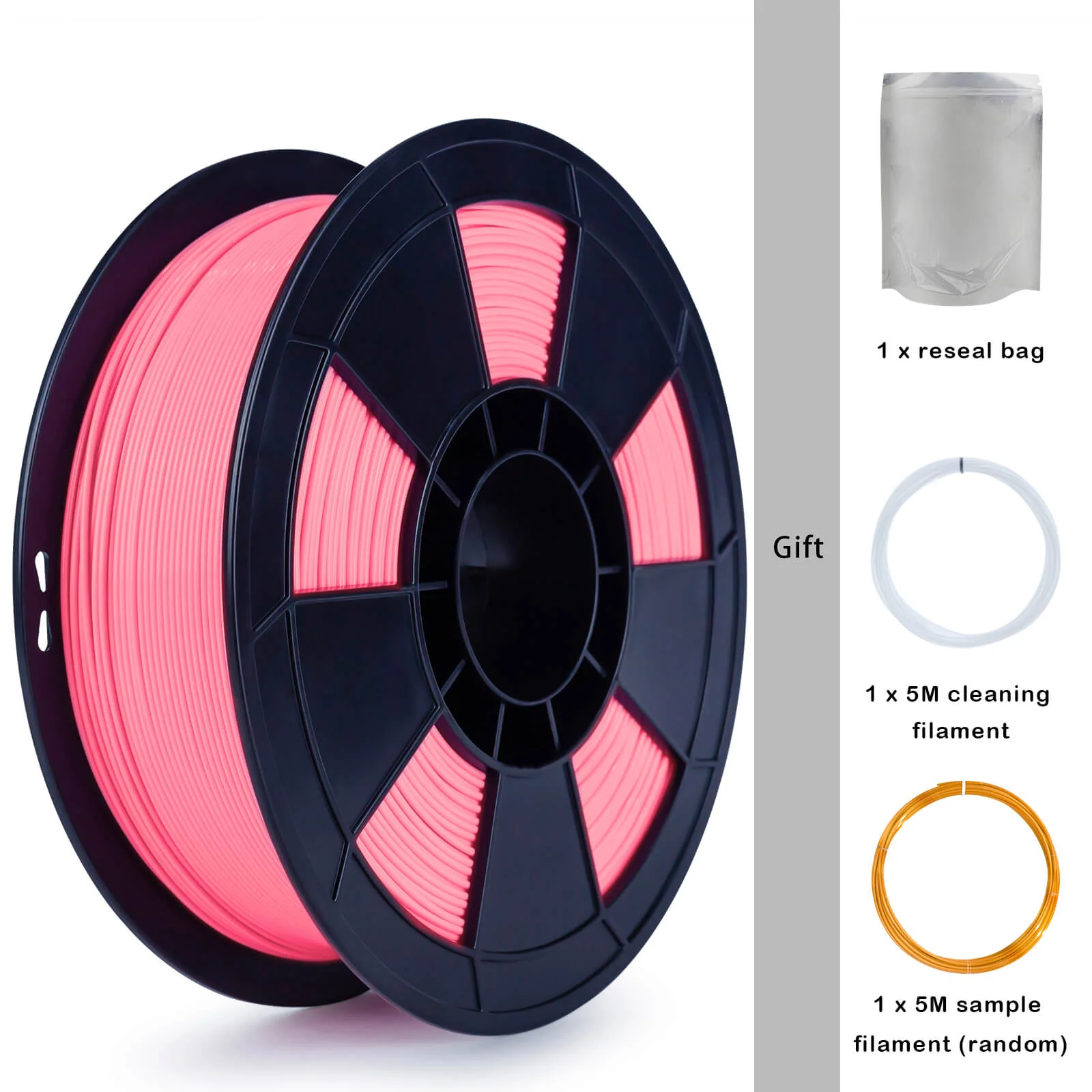 ZIRO PLA PRO Basic Color Series Filament 1.75mm, Pink - Image 8