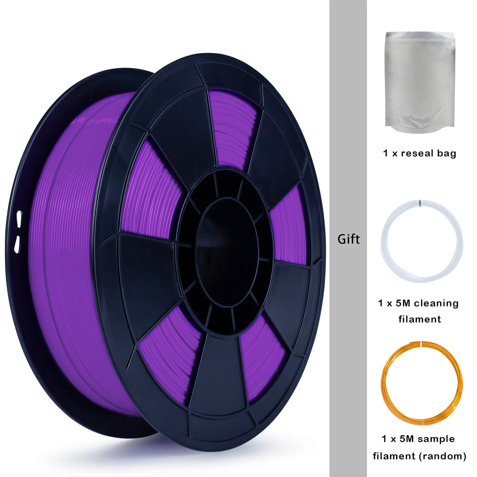 ZIRO PLA PRO Basic Color Series Filament 1.75mm, Purple - Image 6