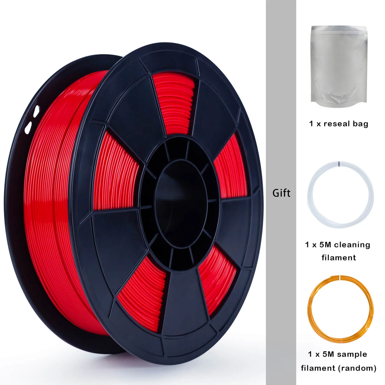 ZIRO PLA PRO Basic Color Series Filament 1.75mm, Red - Image 11