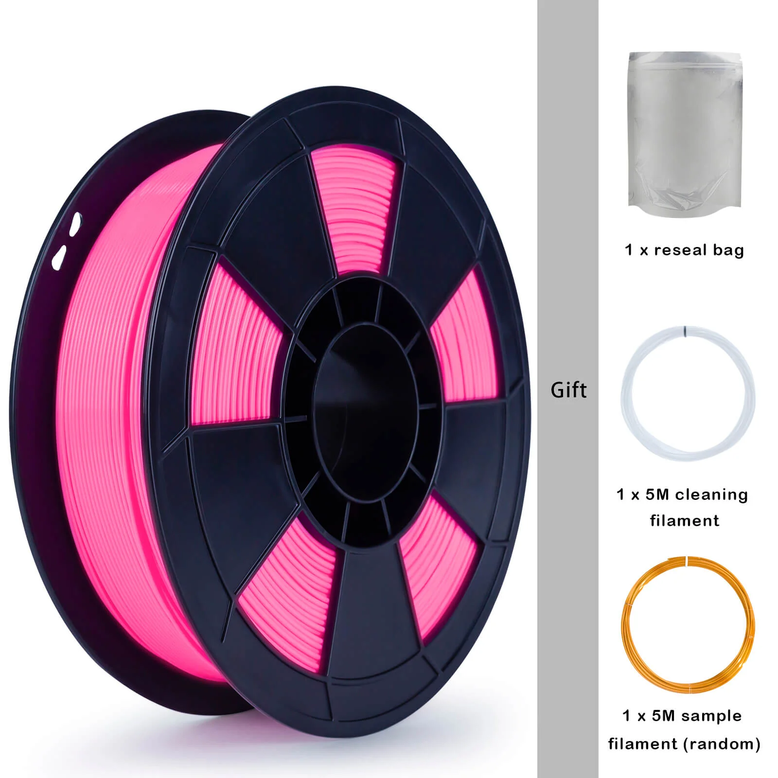 ZIRO PLA PRO Basic Color Series Filament 1.75mm, Rose - Image 6