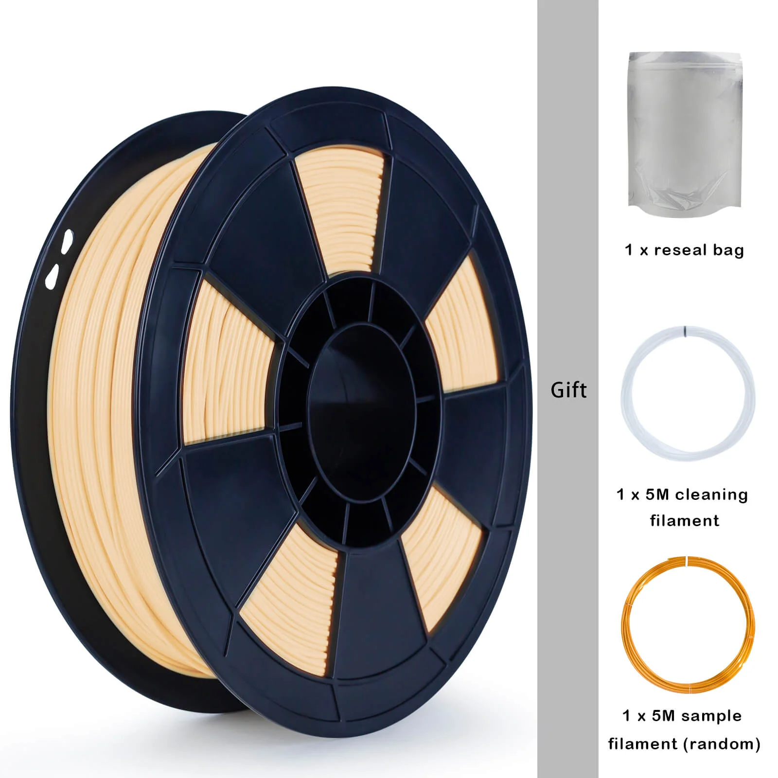 ZIRO PLA PRO Basic Color Series Filament 1.75mm, Skin - Image 6