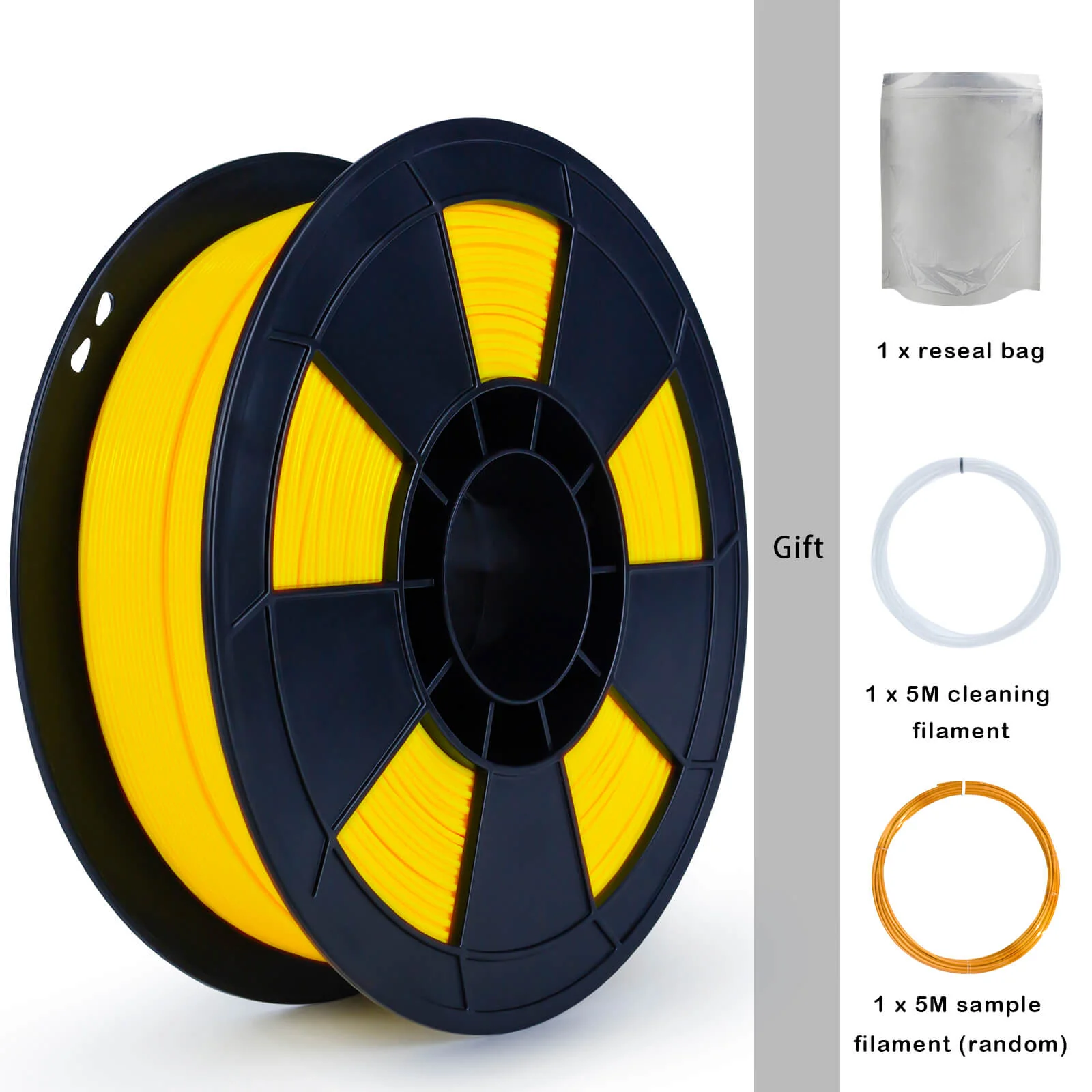 ZIRO PLA PRO Basic Color Series Filament 1.75mm, Yellow - Image 6