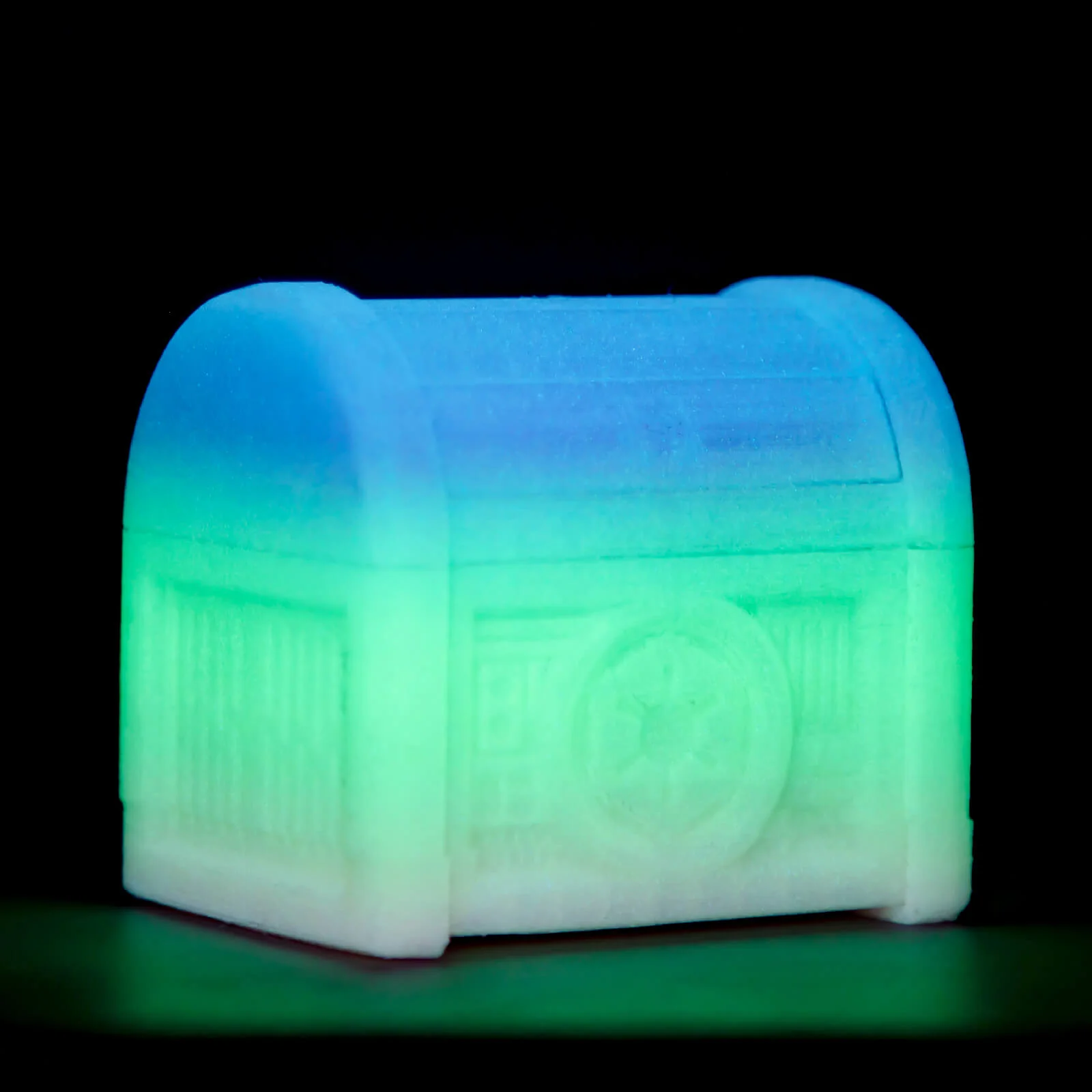 ZIRO Rainbow Glow in Dark PLA Filament 1.75mm, GID Rainbow - Image 3
