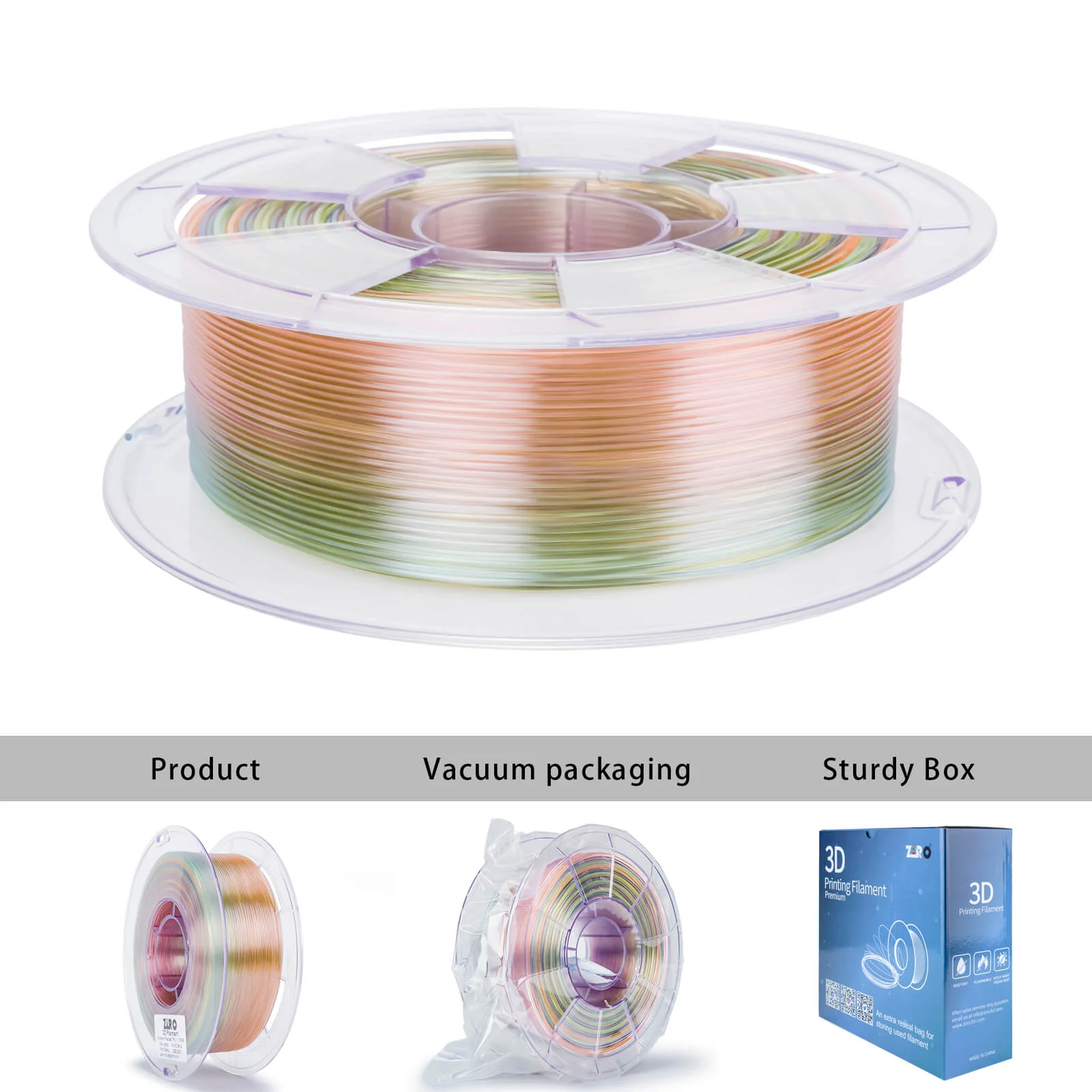 ZIRO Shore 95A Hardness TPU Filament 1.75mm, Flex Candy - Image 11