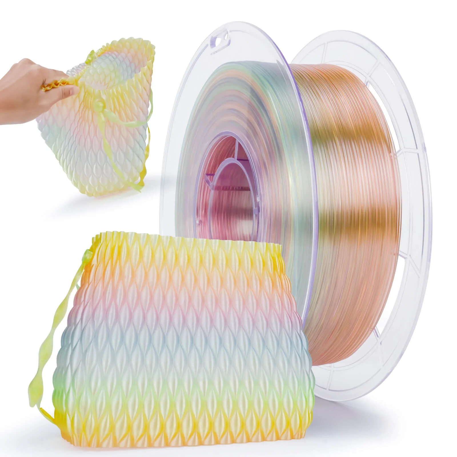 ZIRO Shore 95A Hardness TPU Filament 1.75mm, Flex Candy - Image 5