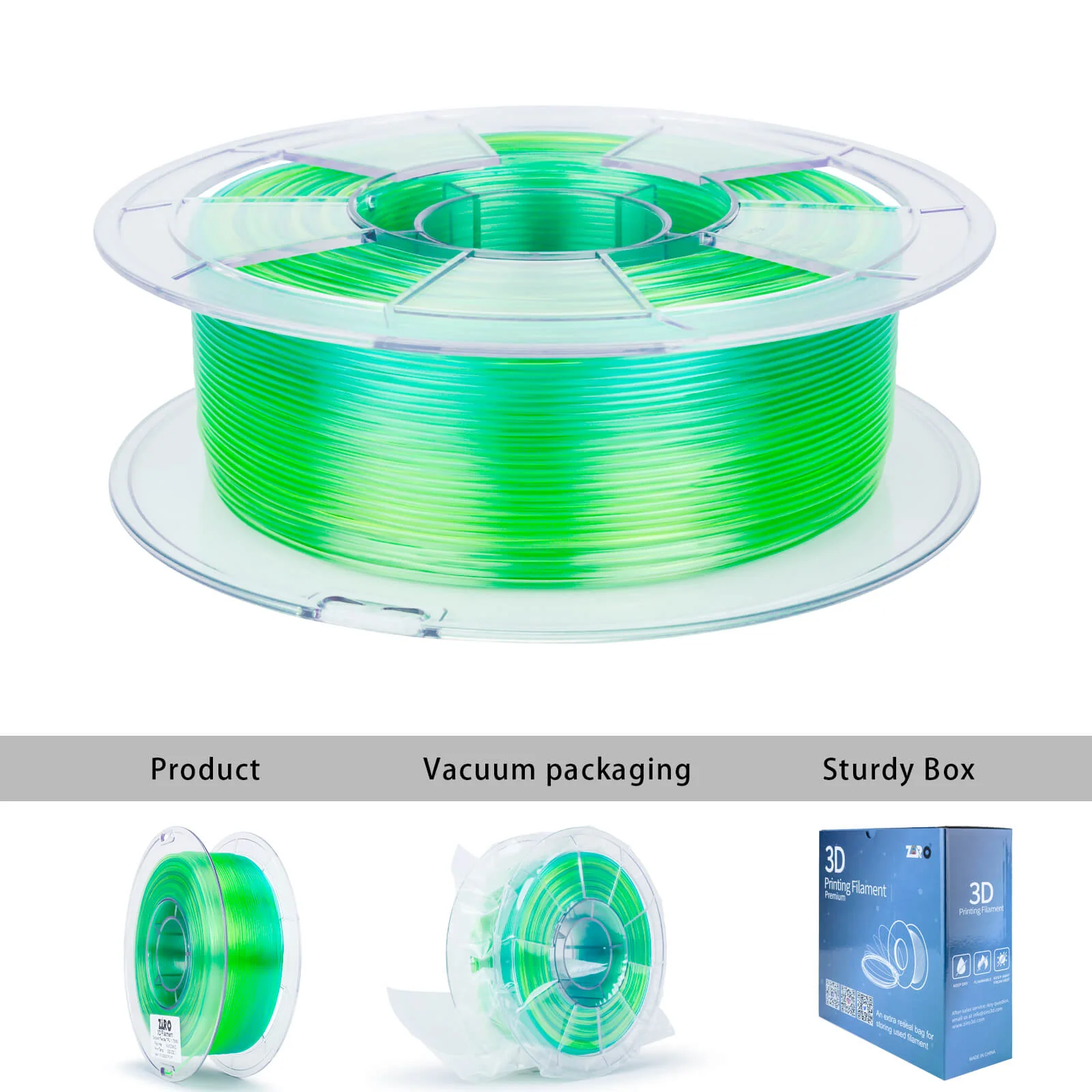 ZIRO Shore 95A Hardness TPU Filament 1.75mm, Flex Lime - Image 10