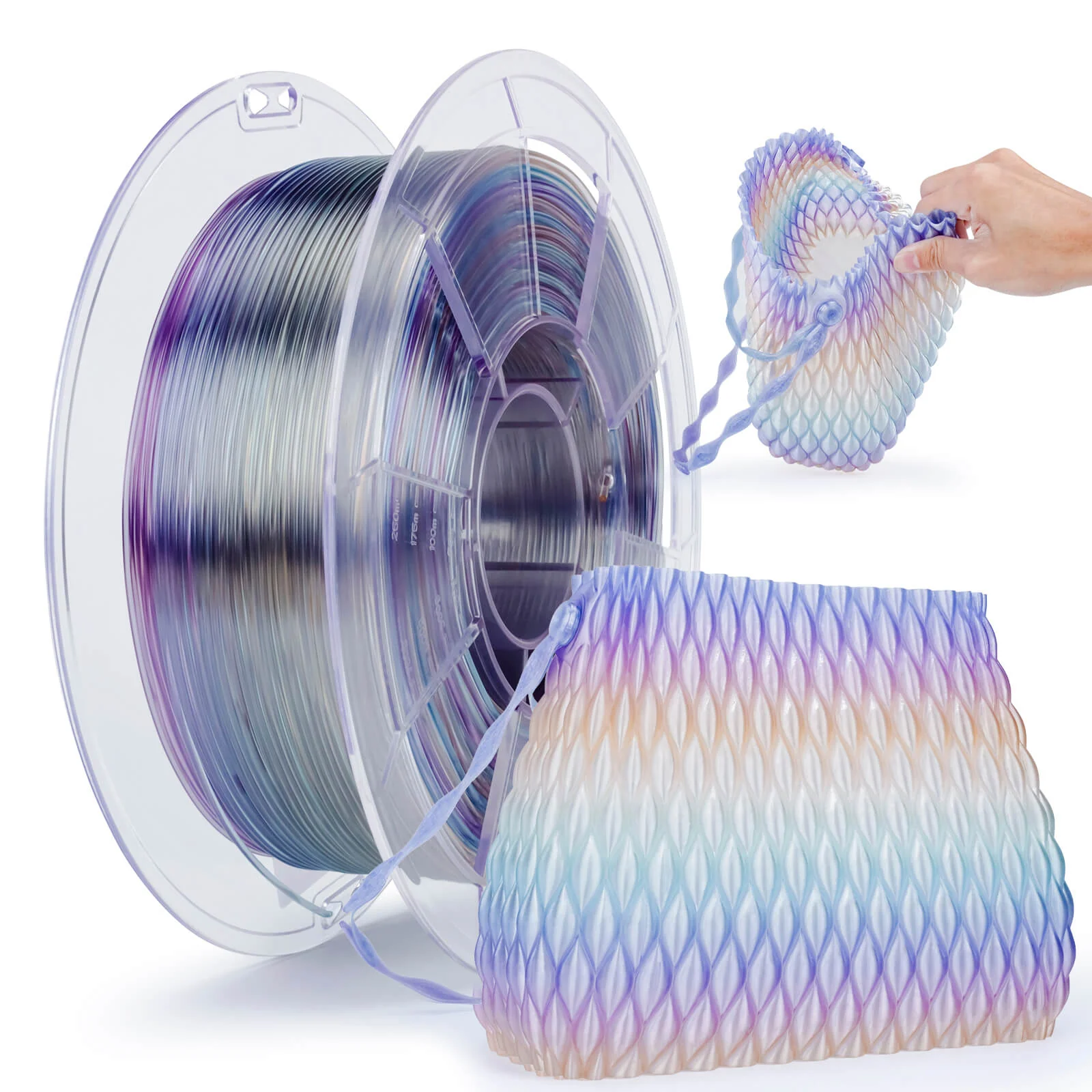 ZIRO Shore 95A Hardness TPU Filament 1.75mm, Flex Opal - Image 4