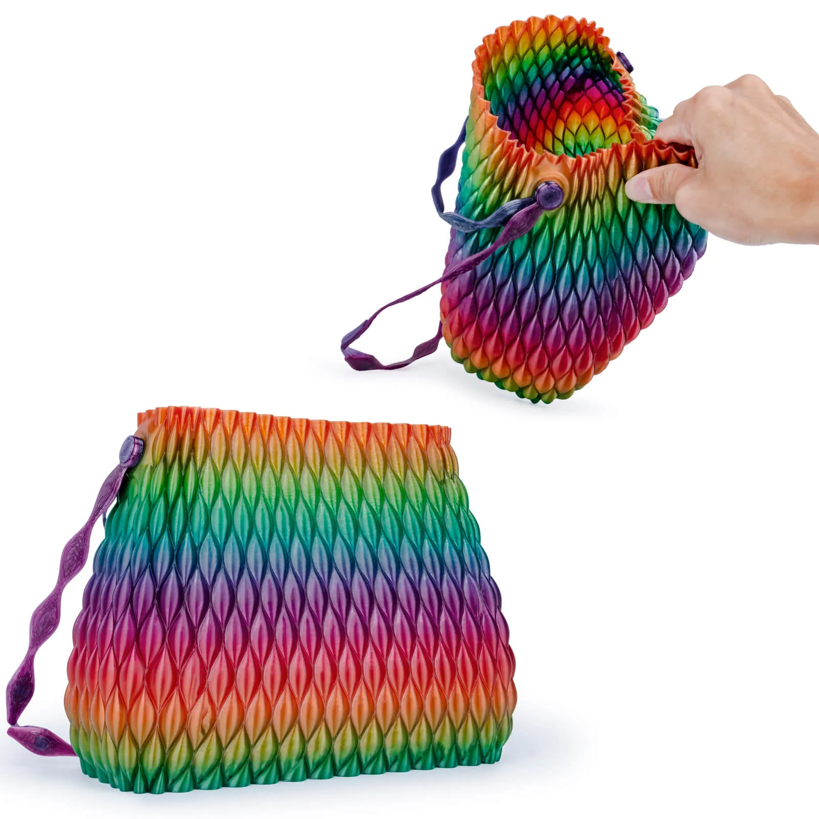 ZIRO Shore 95A Hardness TPU Filament 1.75mm, Flex Rainbow - Image 3