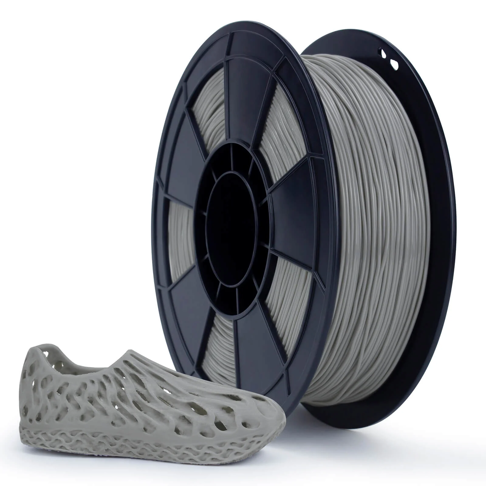 ZIRO Shore 95A Hardness TPU Filament 1.75mm, Gray - Image 3