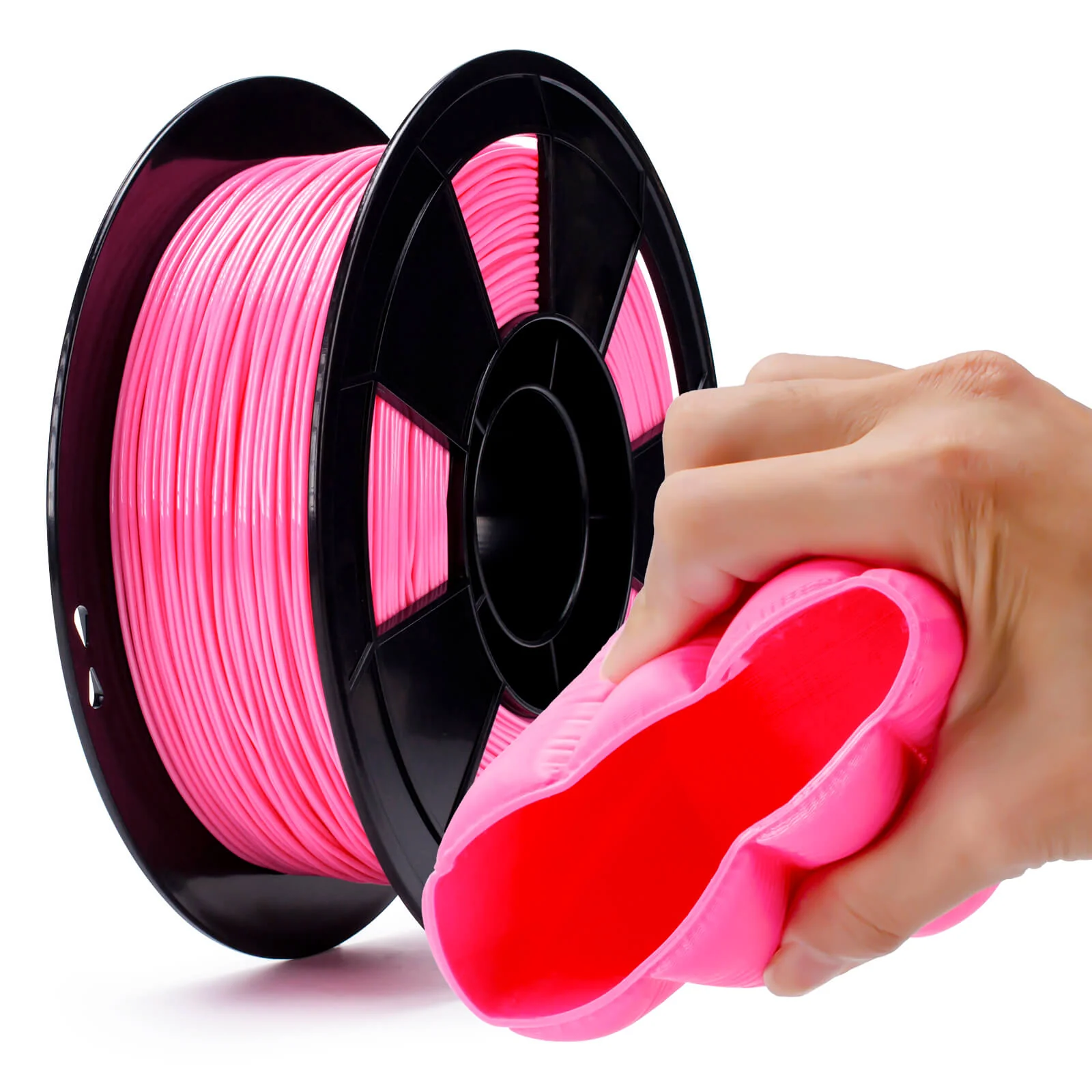 ZIRO Shore 95A Hardness TPU Filament 1.75mm, Pink - Image 5